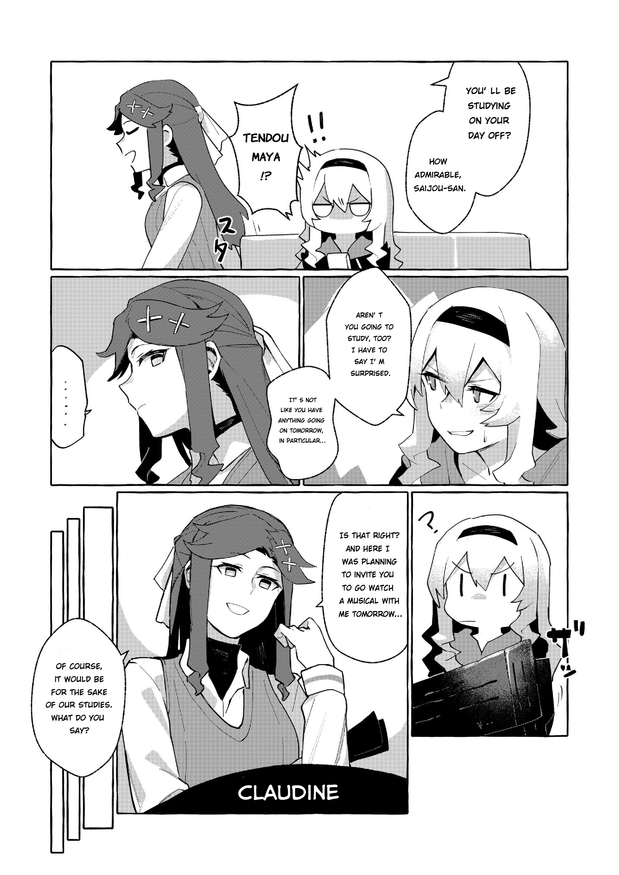 Maya And Claudine (Mayakuro) Short Comics Compilation Chapter 50: The Two Who Never Change - Picture 3