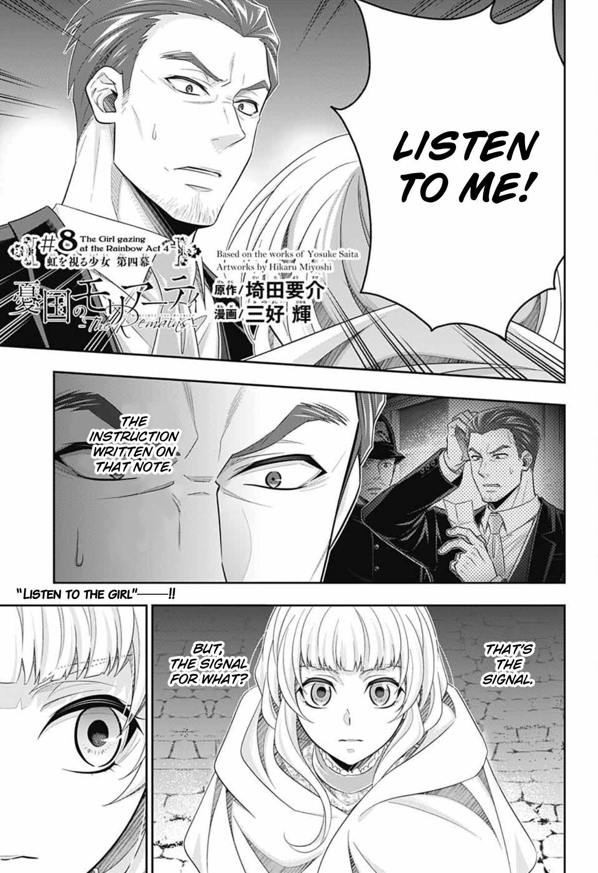 Yuukoku No Moriarty: The Remains Chapter 8: The Girl Gazing At The Rainbow, Act 4 - Picture 2