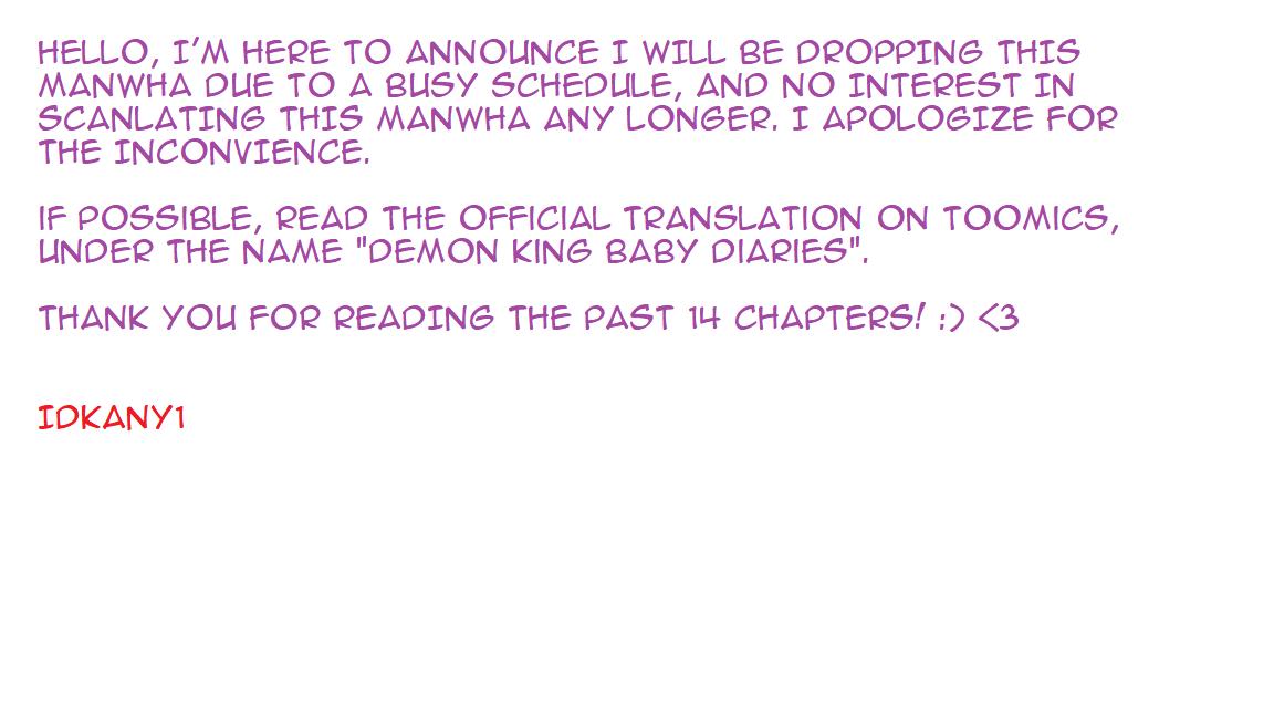 Demon Baby Diary Notice - Picture 2