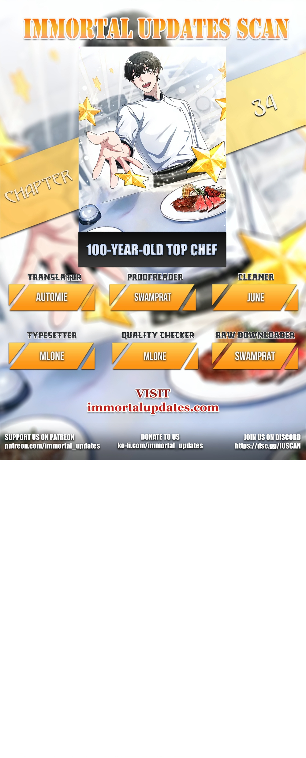 100-Year-Old Top Chef Chapter 34 - Picture 1