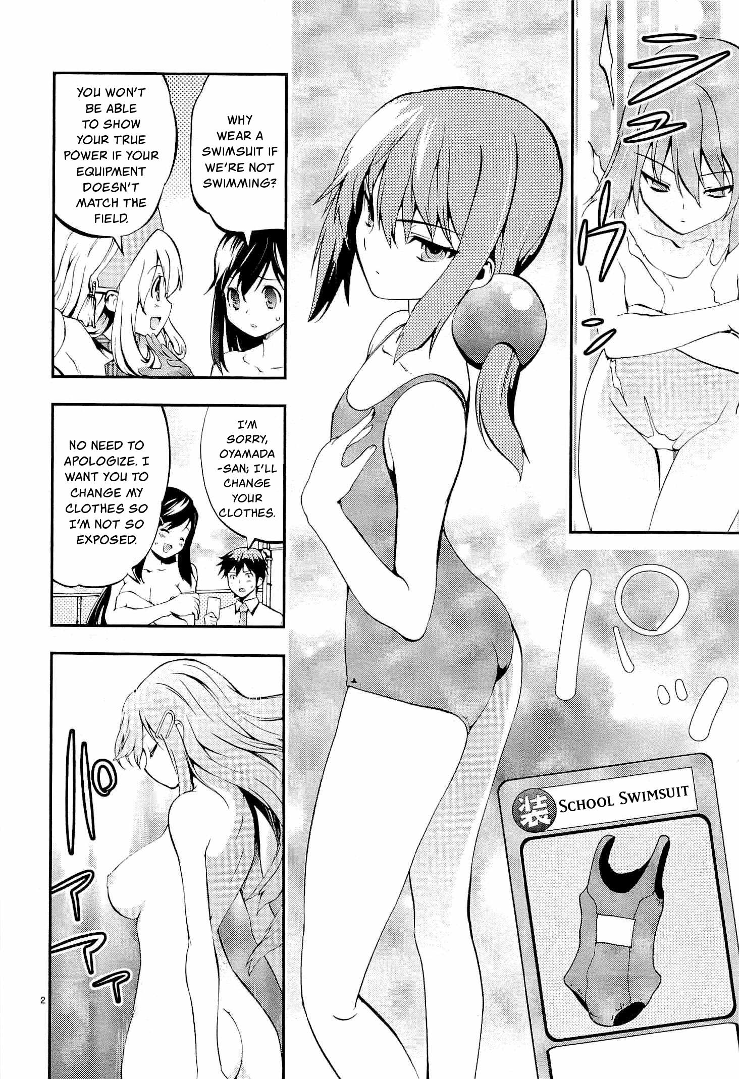 Card Girl! Maiden Summoning Undressing Wars Vol.1 Chapter 2: Battle At The Pool!? - Picture 2