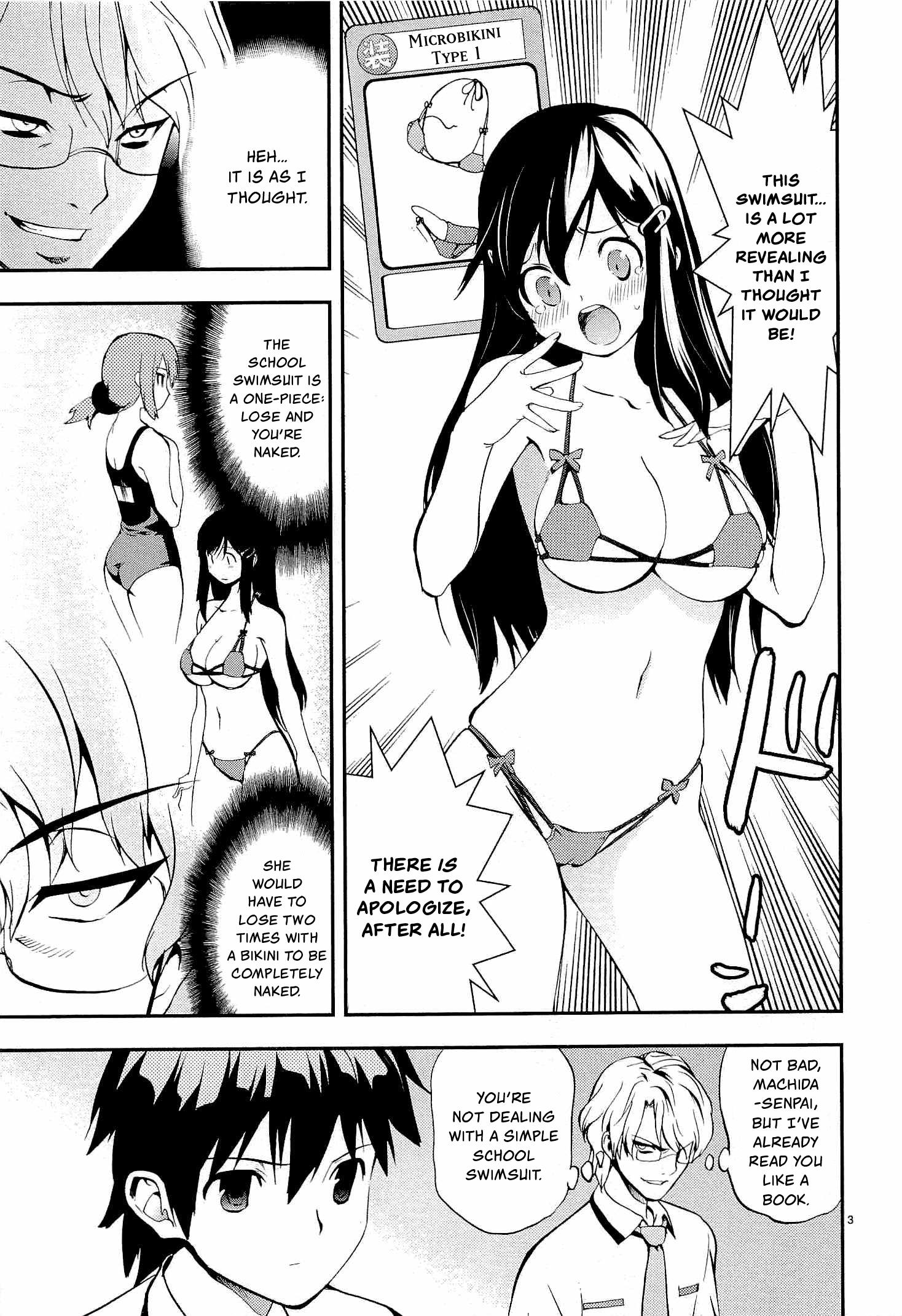 Card Girl! Maiden Summoning Undressing Wars Vol.1 Chapter 2: Battle At The Pool!? - Picture 3