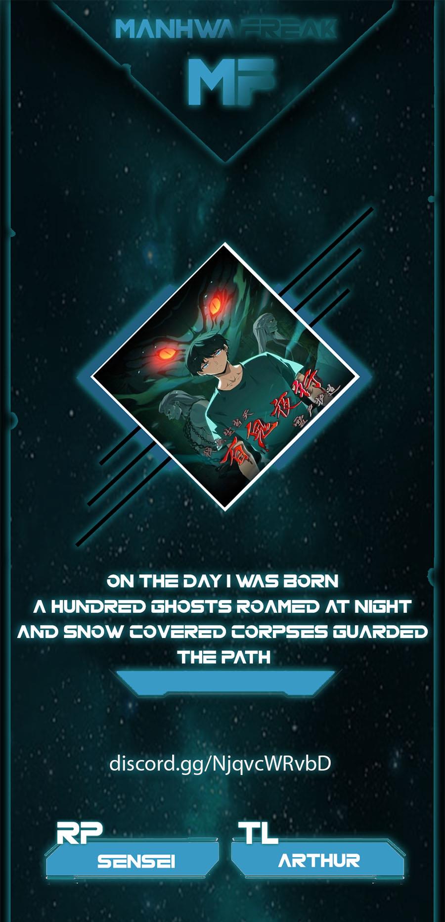 On The Day I Was Born, A Hundred Ghosts Roamed At Night, And Snow Covered Corpses Guarded The Path - Page 1