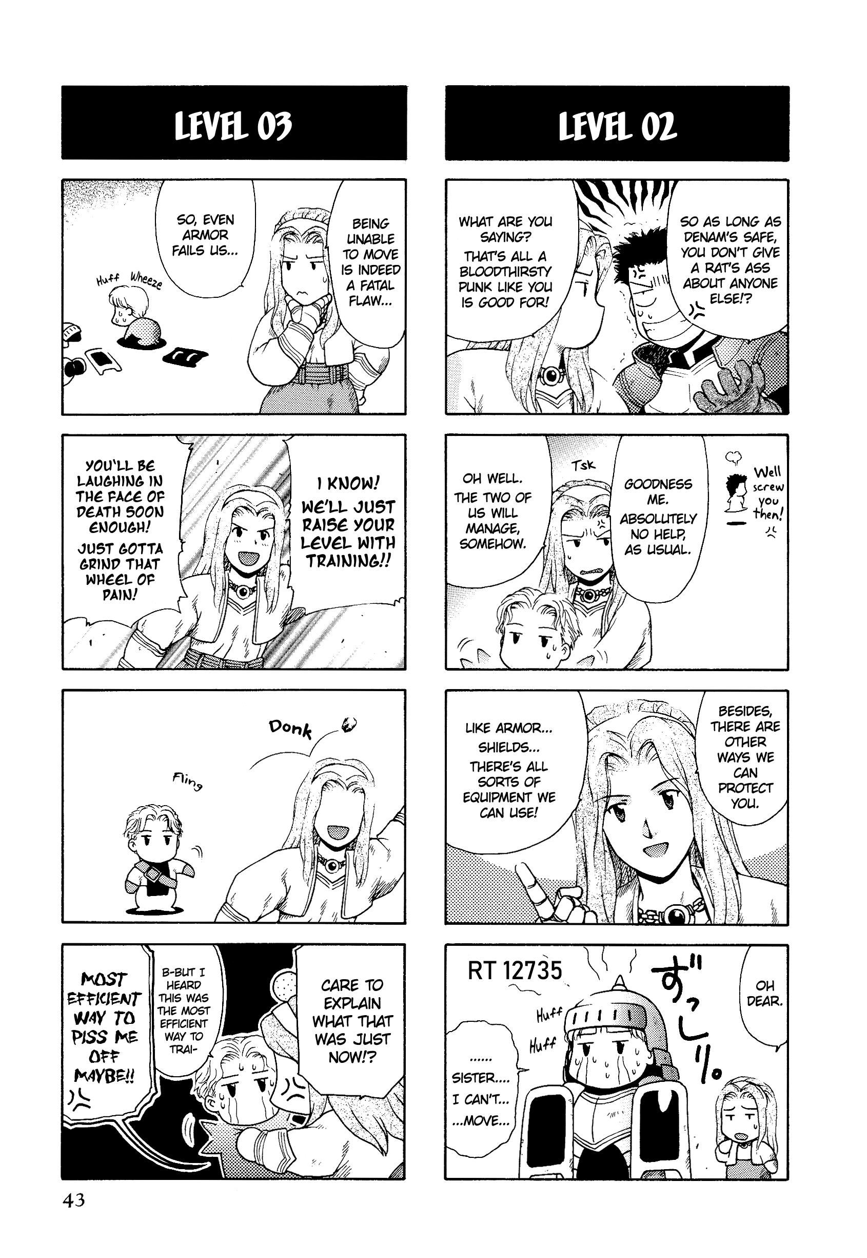 Tactics Ogre: Let Us Cling Together 4-Koma Kings Vol.1 Chapter 6: A Sister's Love Runs Deeper Than The Palace Of The Dead - Picture 2