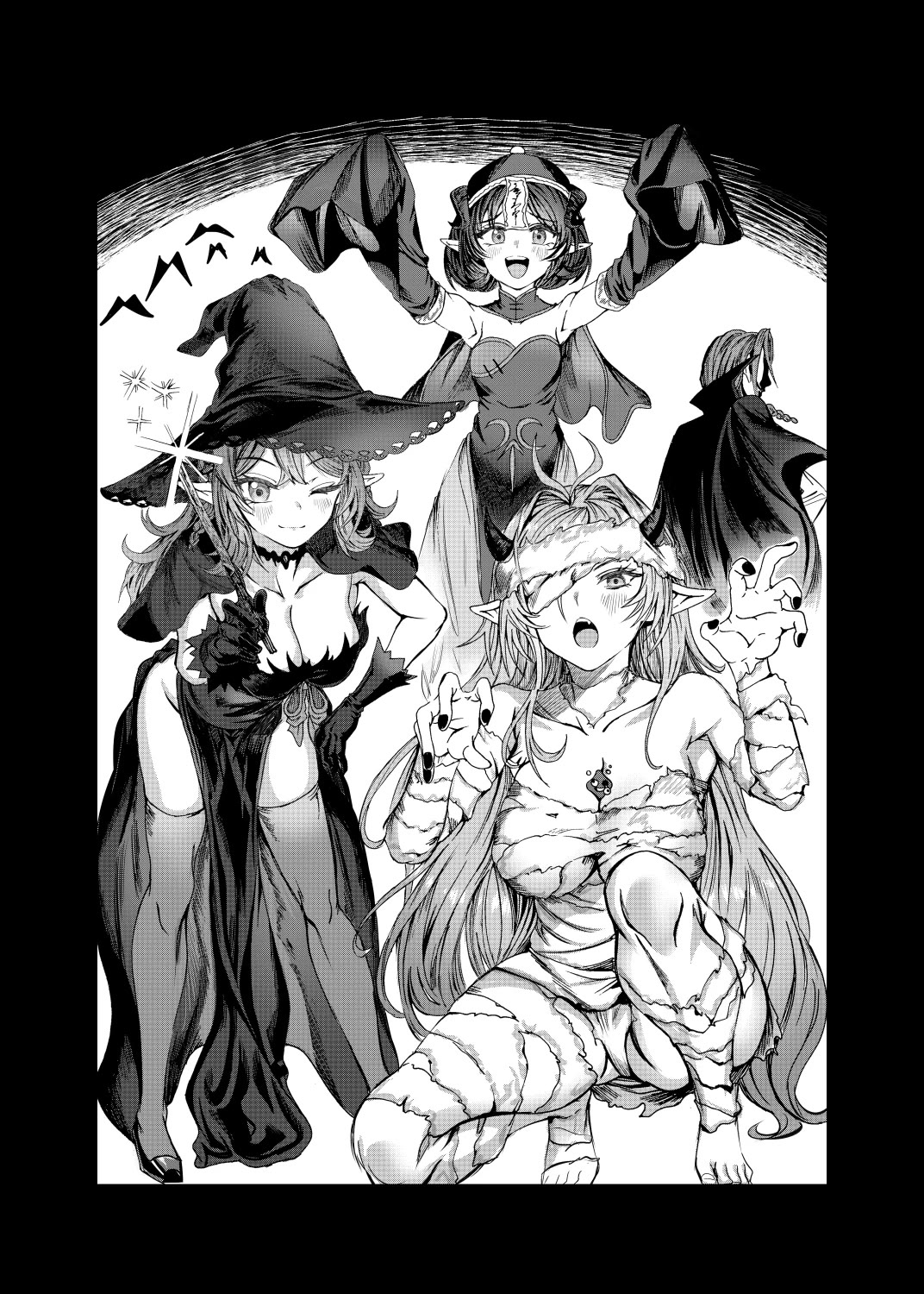 Dorei Wo Choukyoushite Harem Tsukuru Chapter 44.1: Halloween Illustration - Picture 1