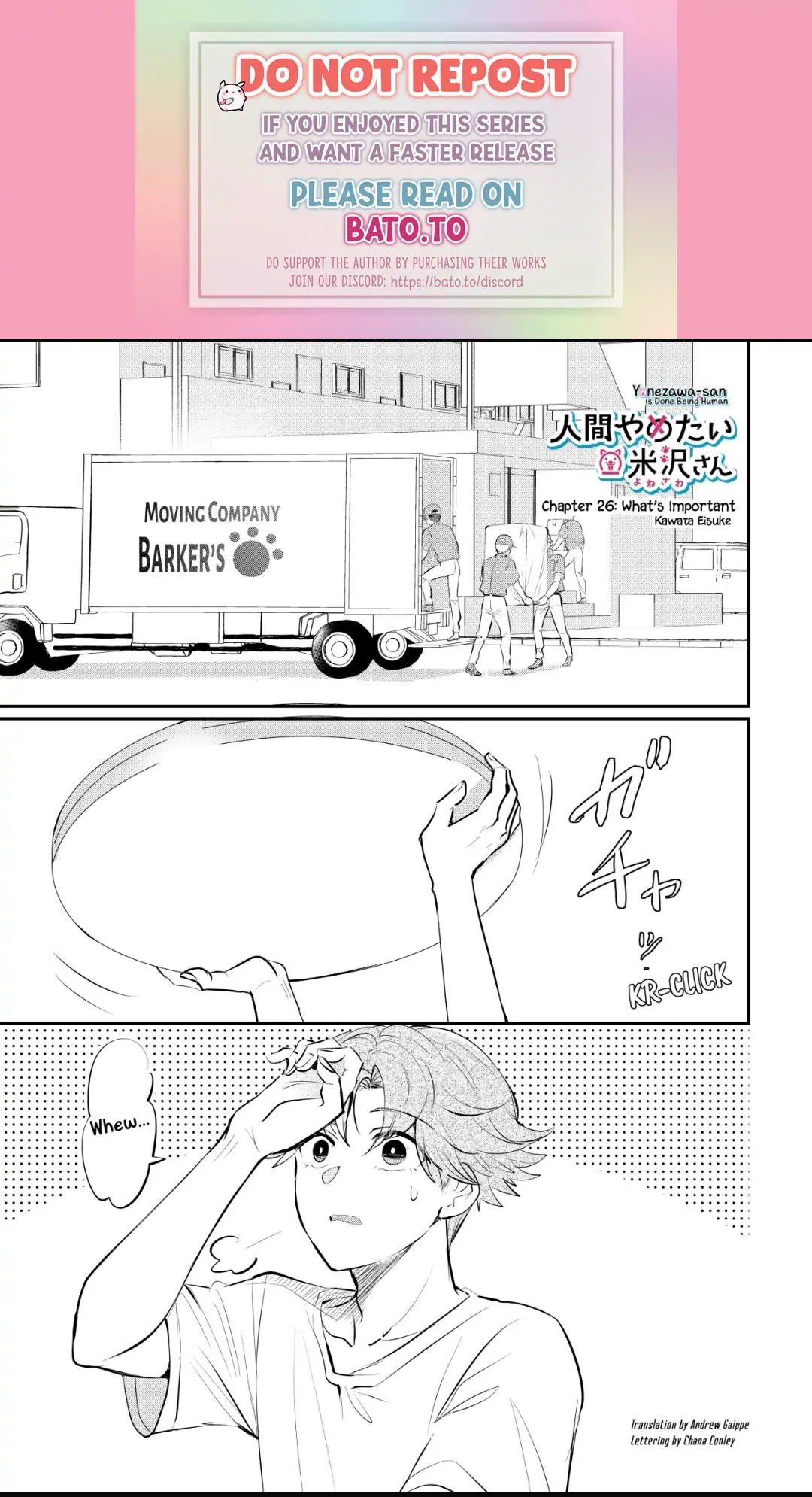 Yonezawa-San Is Done Being Human Chapter 26 - Picture 1