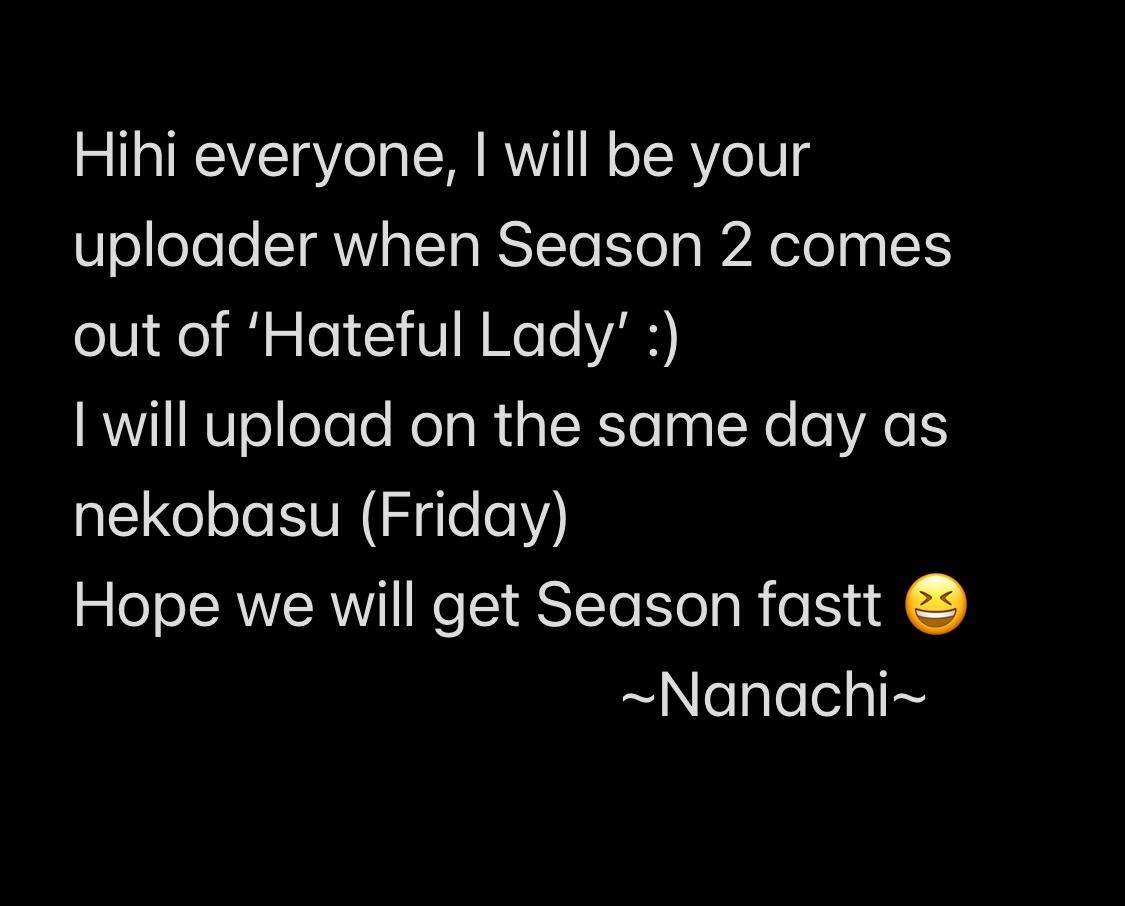 Hateful Lady Chapter : Notice (New Uploader) - Picture 2