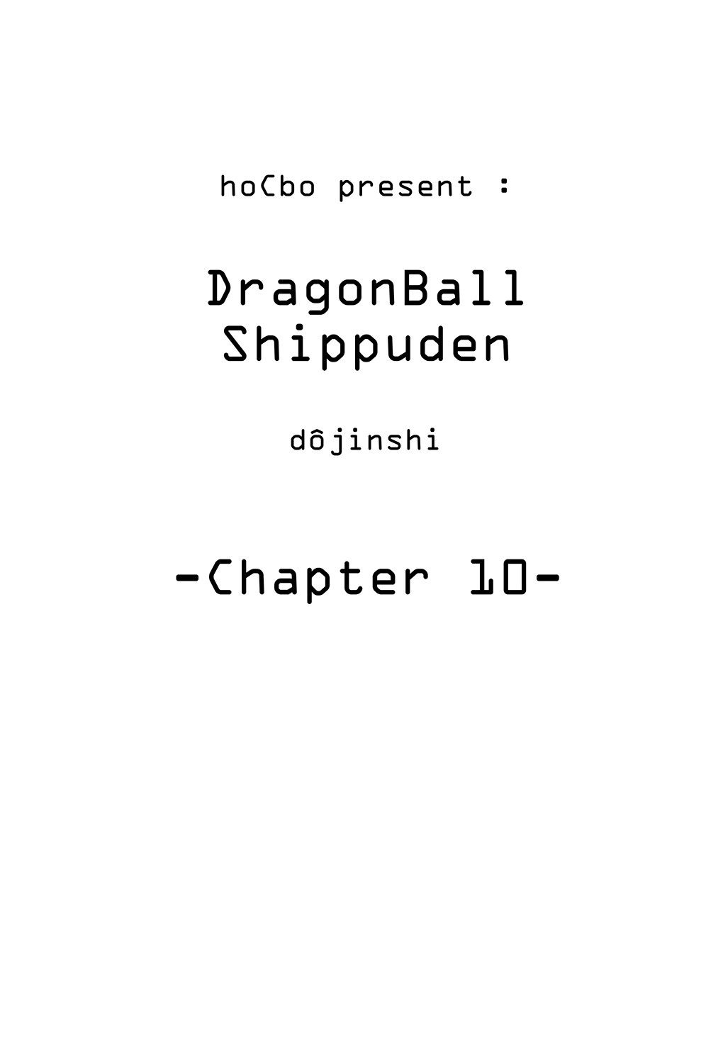Dragon Ball Shippuden Vol.1 Chapter 10 - Picture 1
