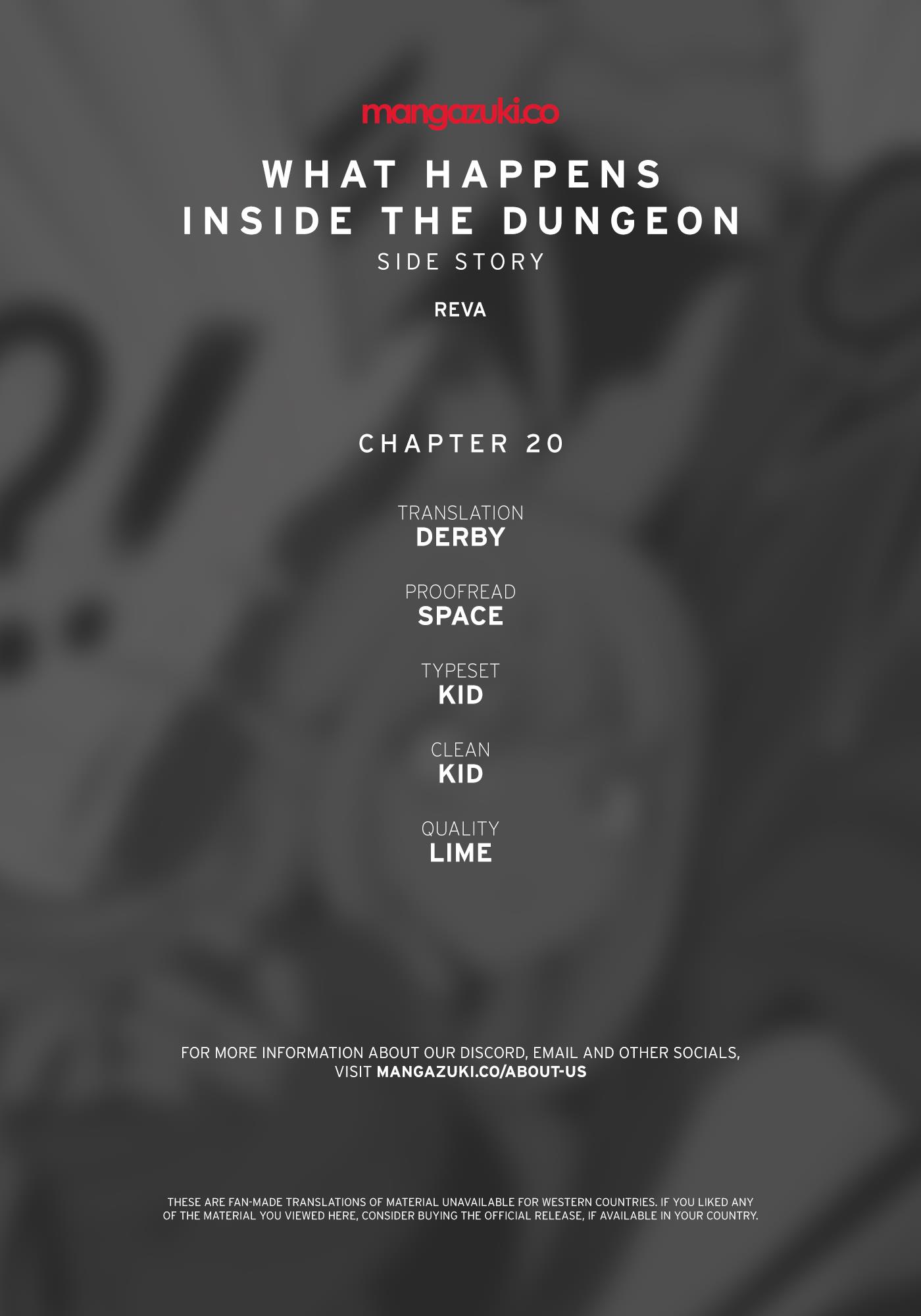 What Happens Inside The Dungeon Chapter 130: Side Story - Chapter 20 - Picture 1