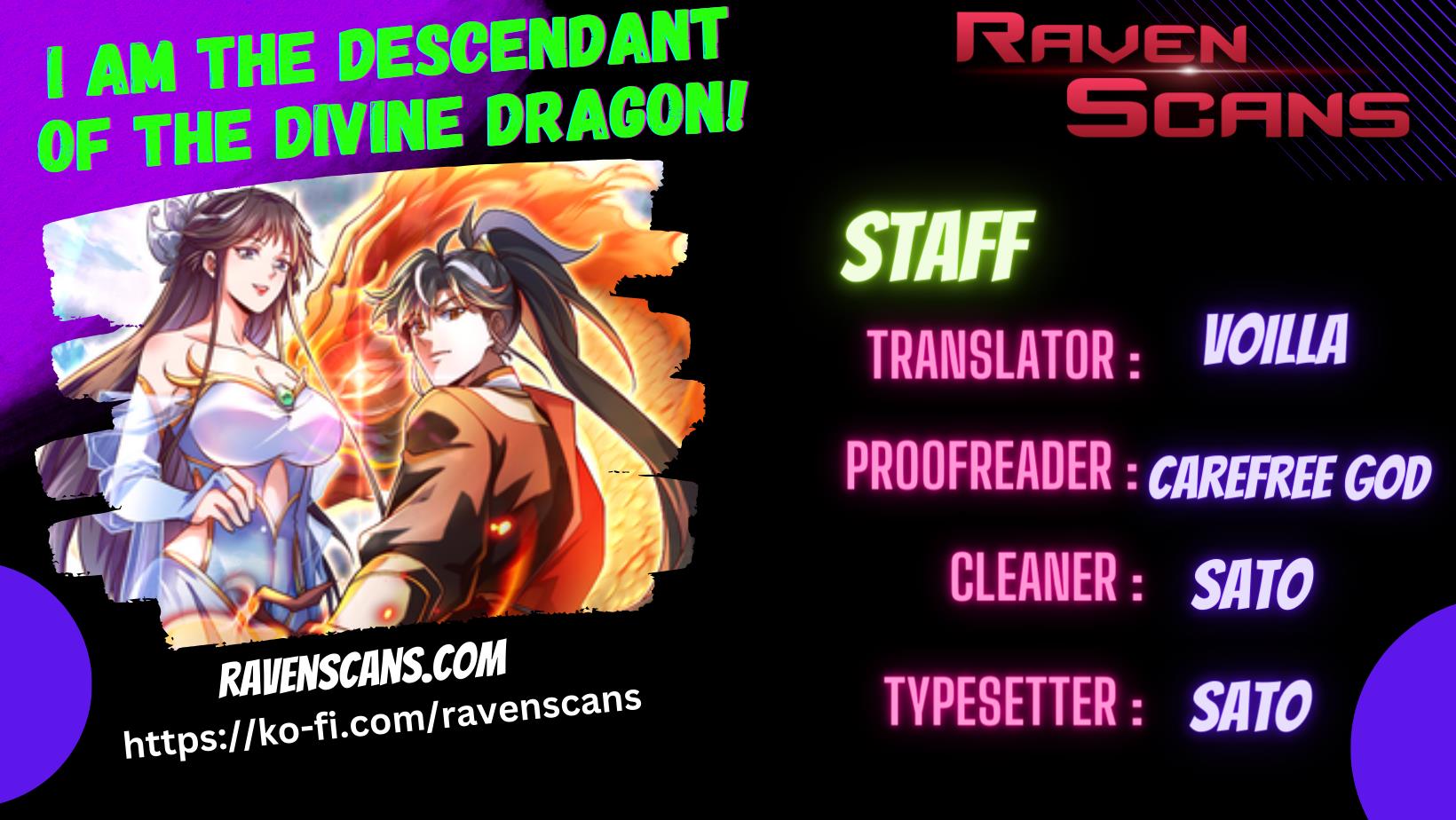 I Am The Descendant Of The Divine Dragon! - Page 1