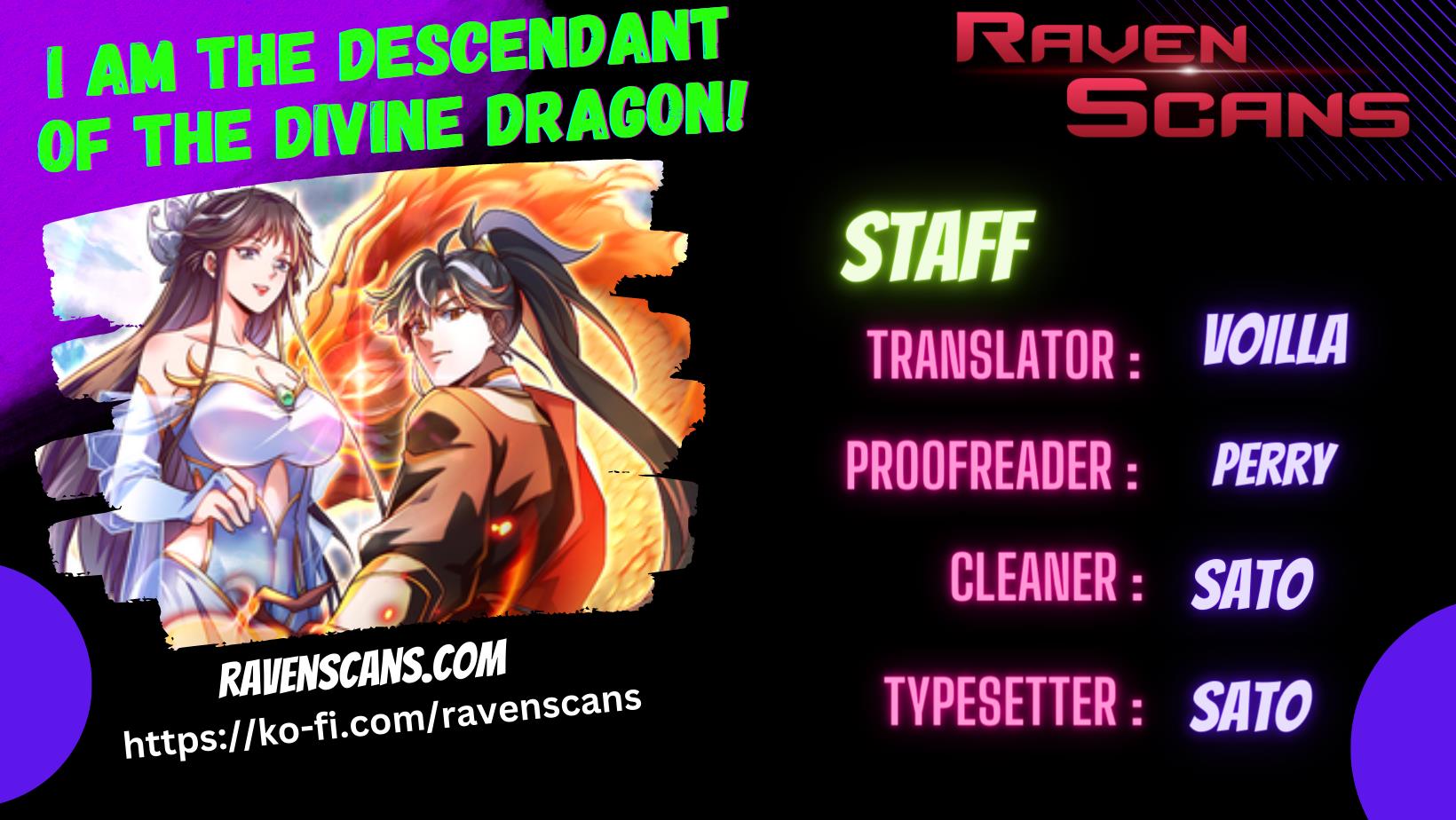 I Am The Descendant Of The Divine Dragon! - Page 1