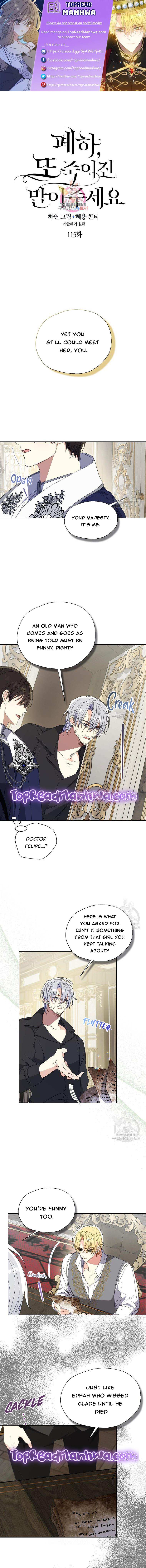 Your Majesty, Please Don't Kill Me Again Chapter 115 - Picture 2