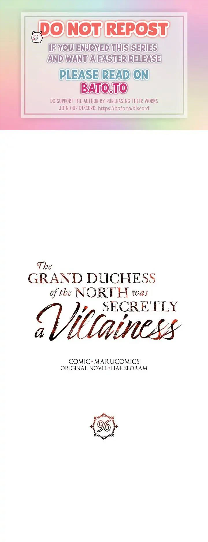 The Grand Duchess Of The North Was Secretly A Villainess Chapter 96 - Picture 1