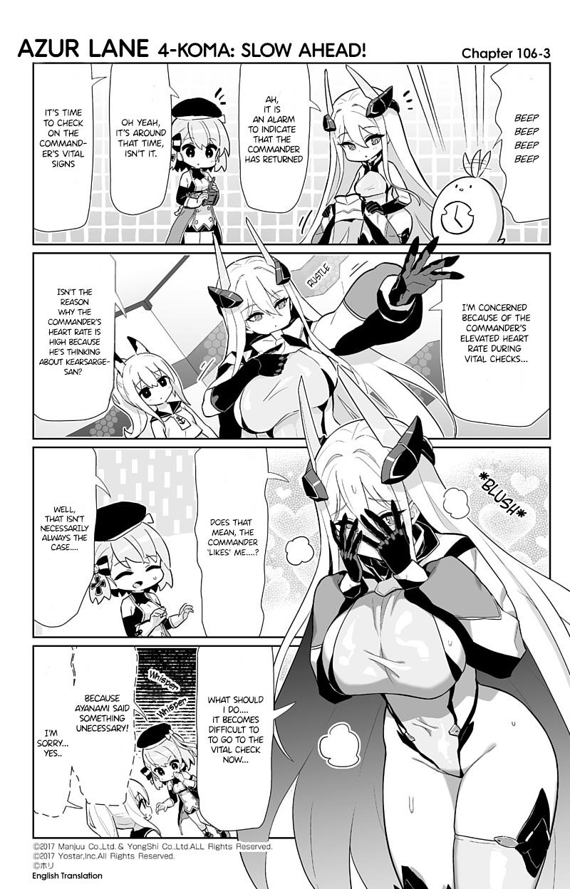 Azur Lane 4-Koma: Slow Ahead Chapter 106 - Picture 3