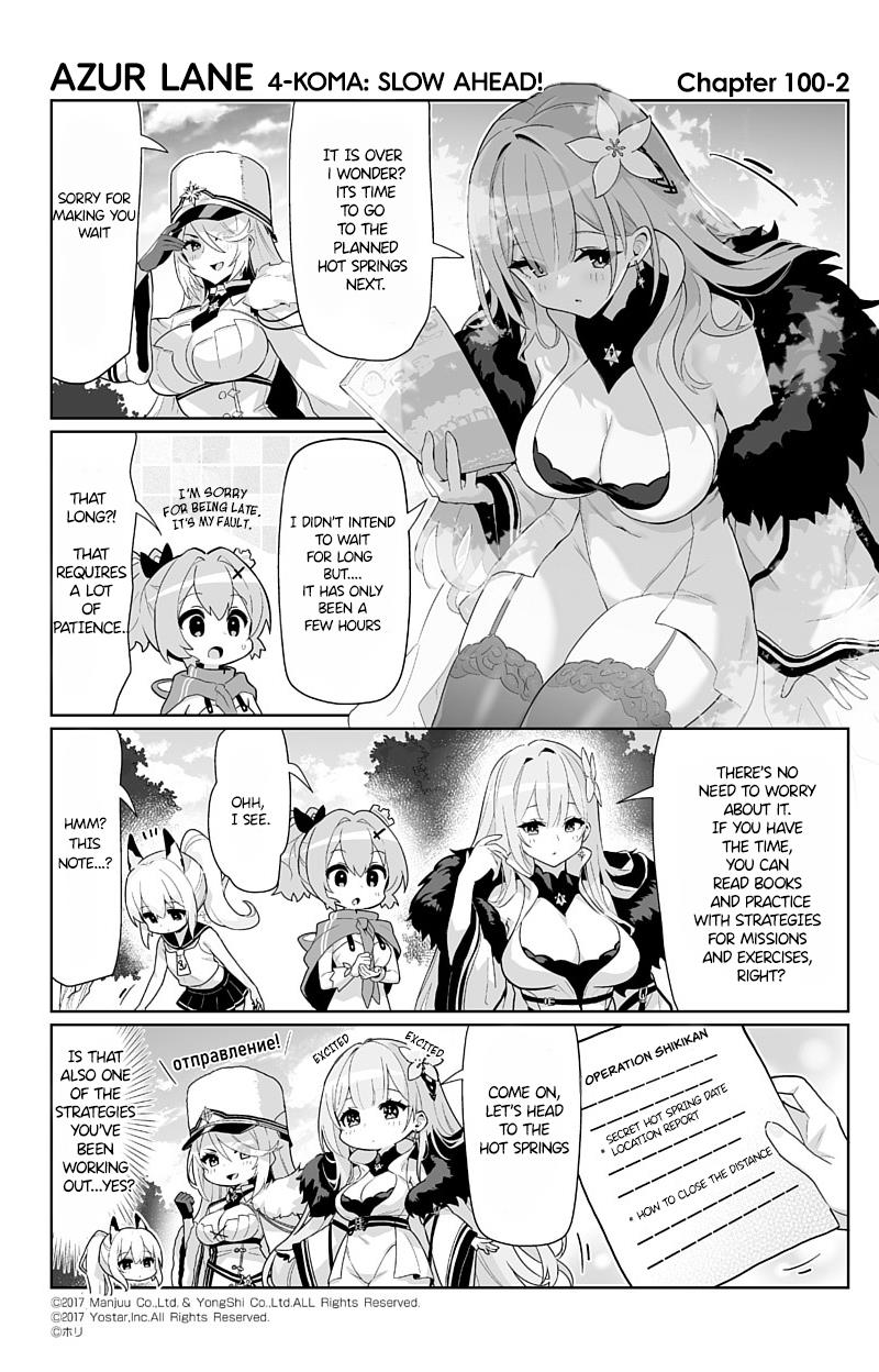 Azur Lane 4-Koma: Slow Ahead Chapter 100 - Picture 2