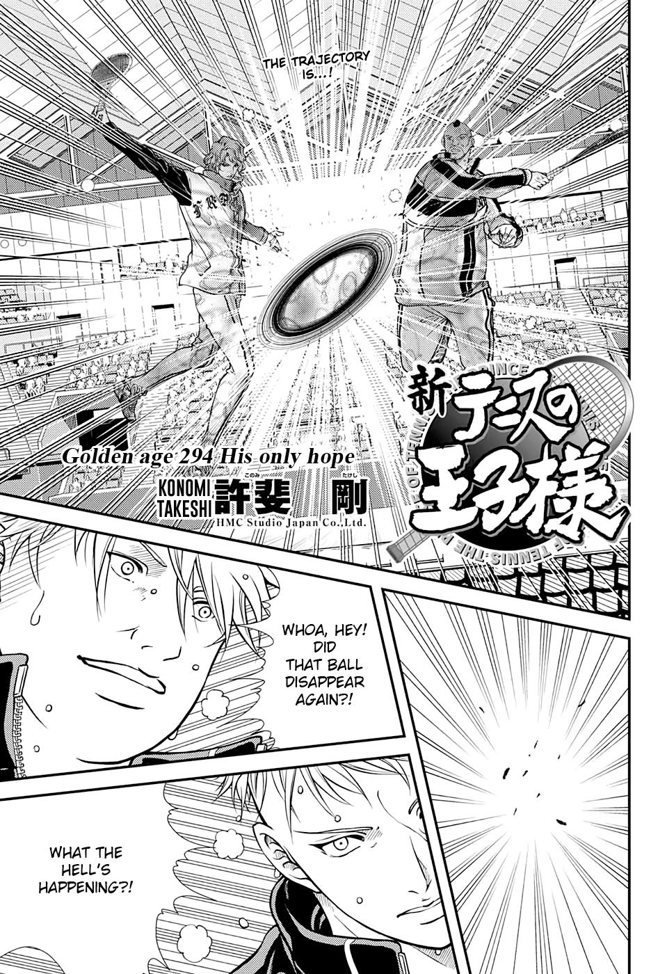 New Prince Of Tennis Vol.30 Chapter 294: His Only Hope - Picture 1