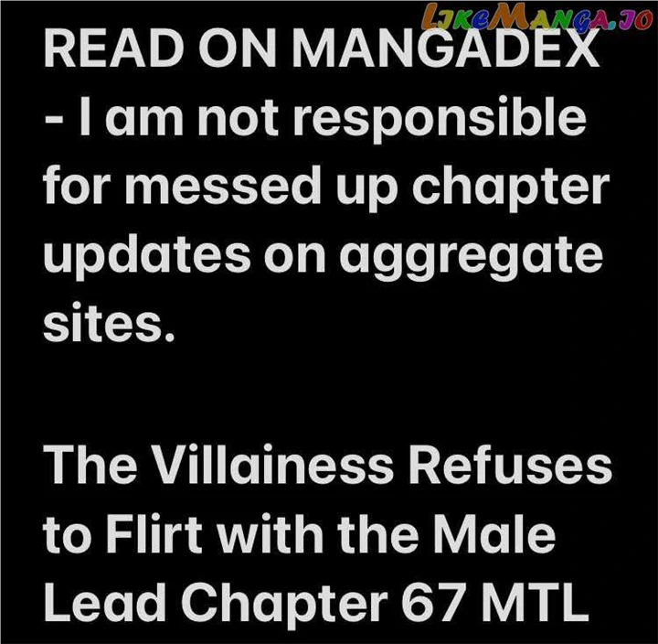 The Villainess Refuses To Flirt With The Male Lead - Page 1