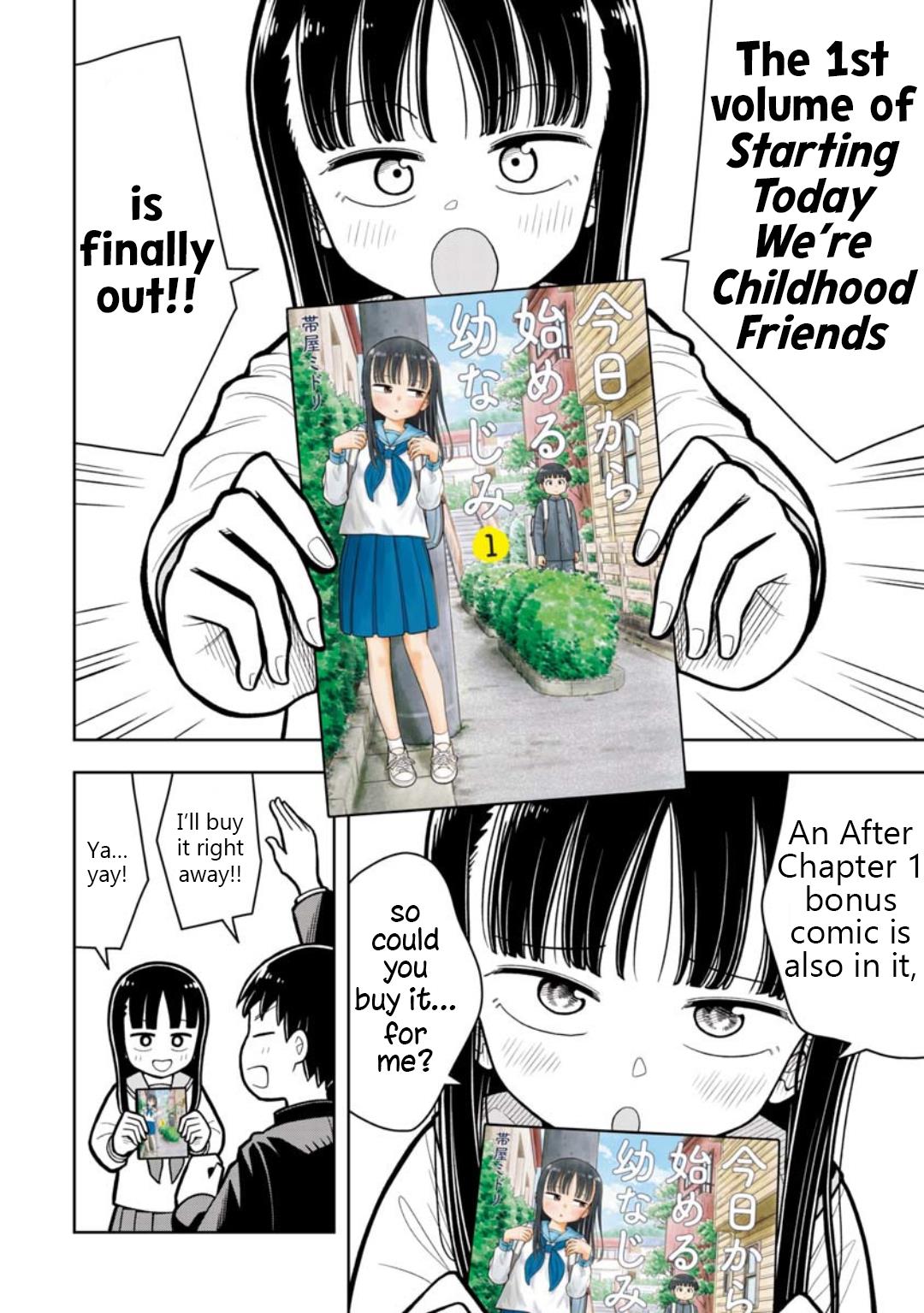 Starting Today She's My Childhood Friend Chapter 12.1: Volume 1 Pr Comic - Picture 2