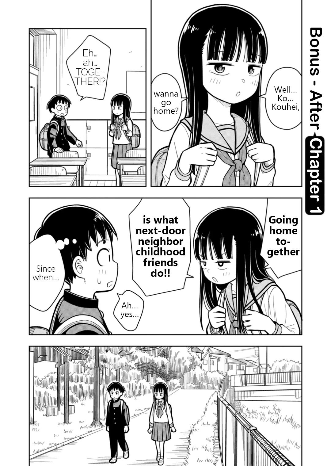 Starting Today She's My Childhood Friend Vol.1 Chapter 9.5: Bonus - After Chapter 1 - Picture 1