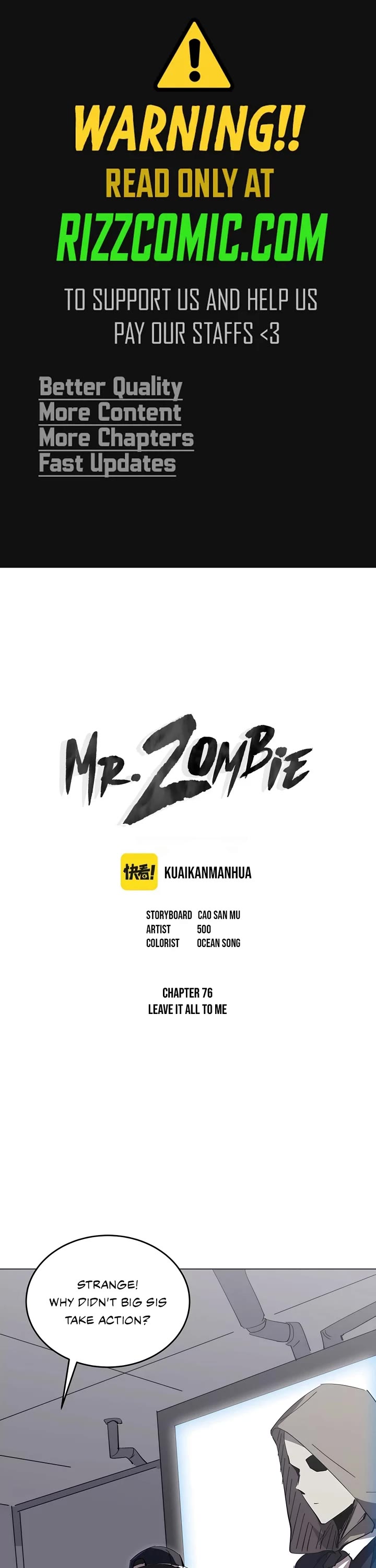 Mr. Zombie Chapter 76 - Picture 1