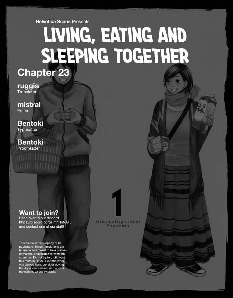 Living, Eating And Sleeping Together Vol.5 Chapter 23: Moving - Picture 1