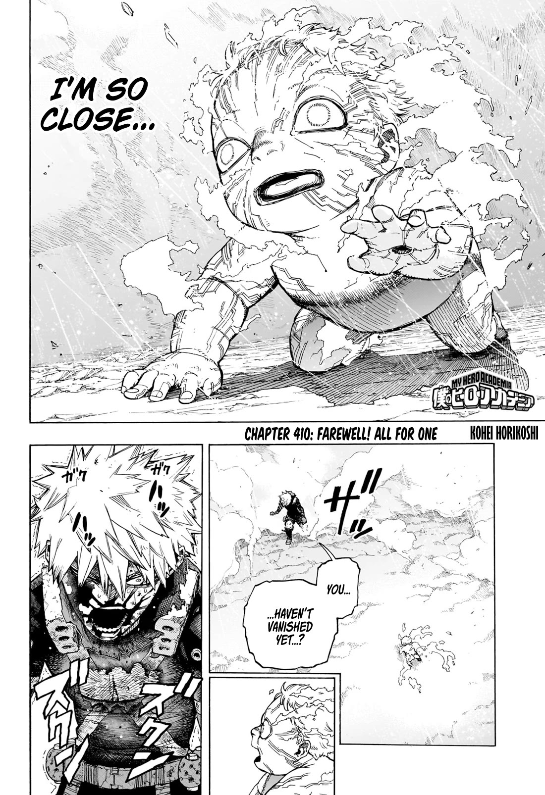 Boku No Hero Academia Chapter 410: Farewell! All For One - Picture 3