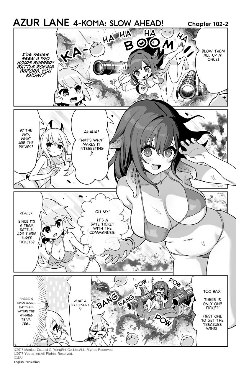 Azur Lane 4-Koma: Slow Ahead Chapter 102: Royal Fortune - Picture 2