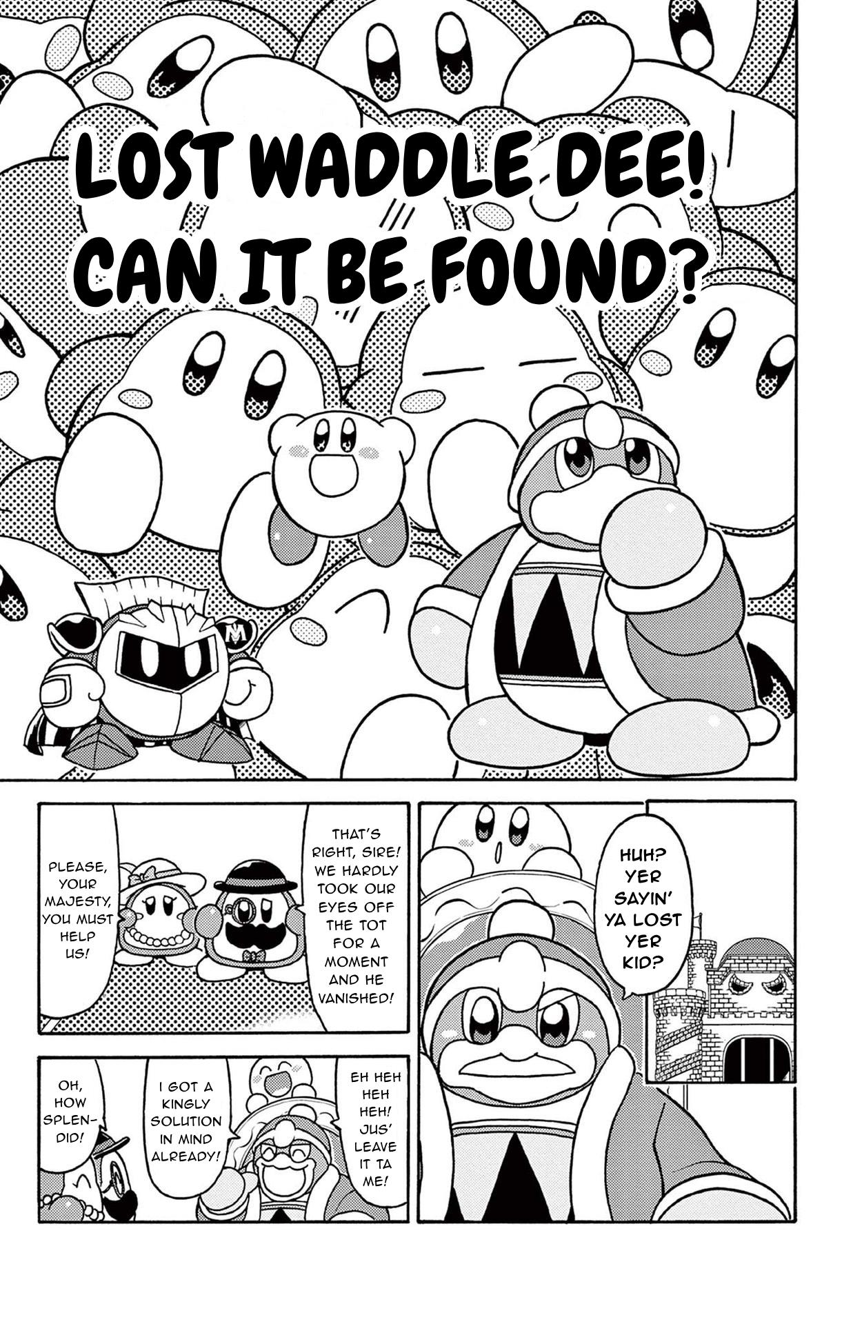 Kirby Of The Stars: Daily Round Diary! Vol.5 Chapter 3: Lost Waddle Dee! Can It Be Found? - Picture 1