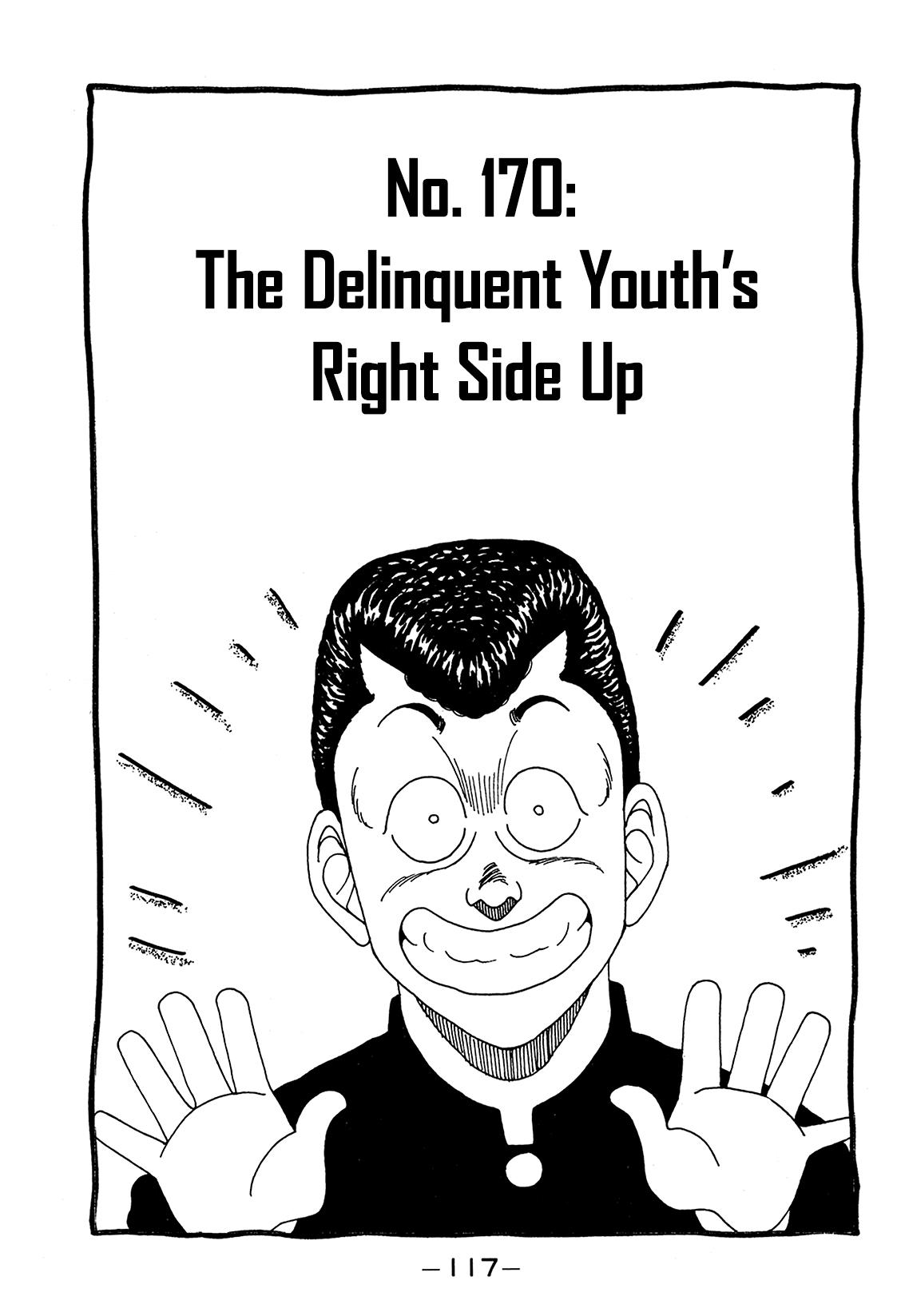 Be-Bop-Highschool Vol.24 Chapter 170: The Delinquent Youth's Right Side Up - Picture 1