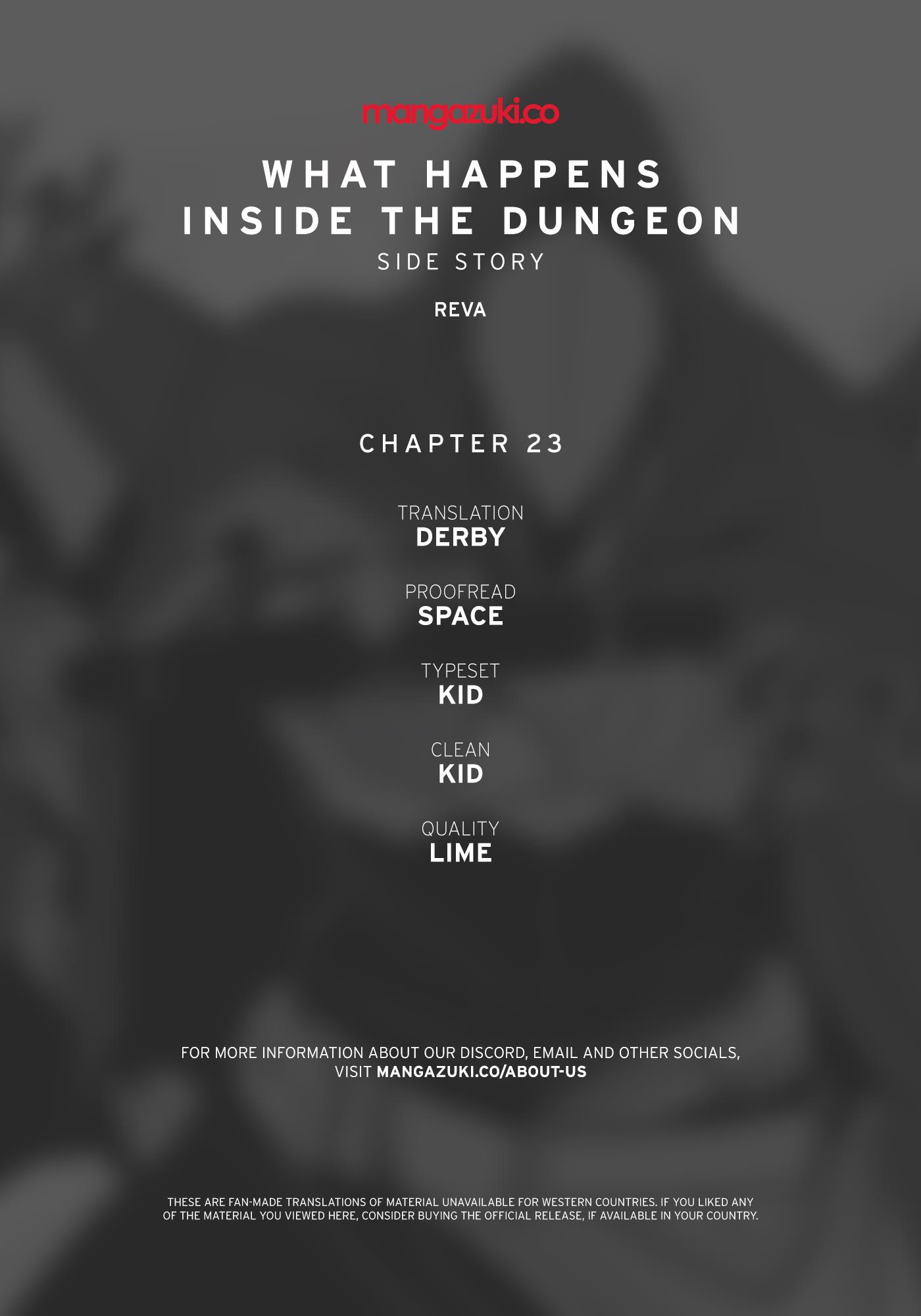 What Happens Inside The Dungeon Chapter 133: Side Story - Chapter 23 - Picture 1