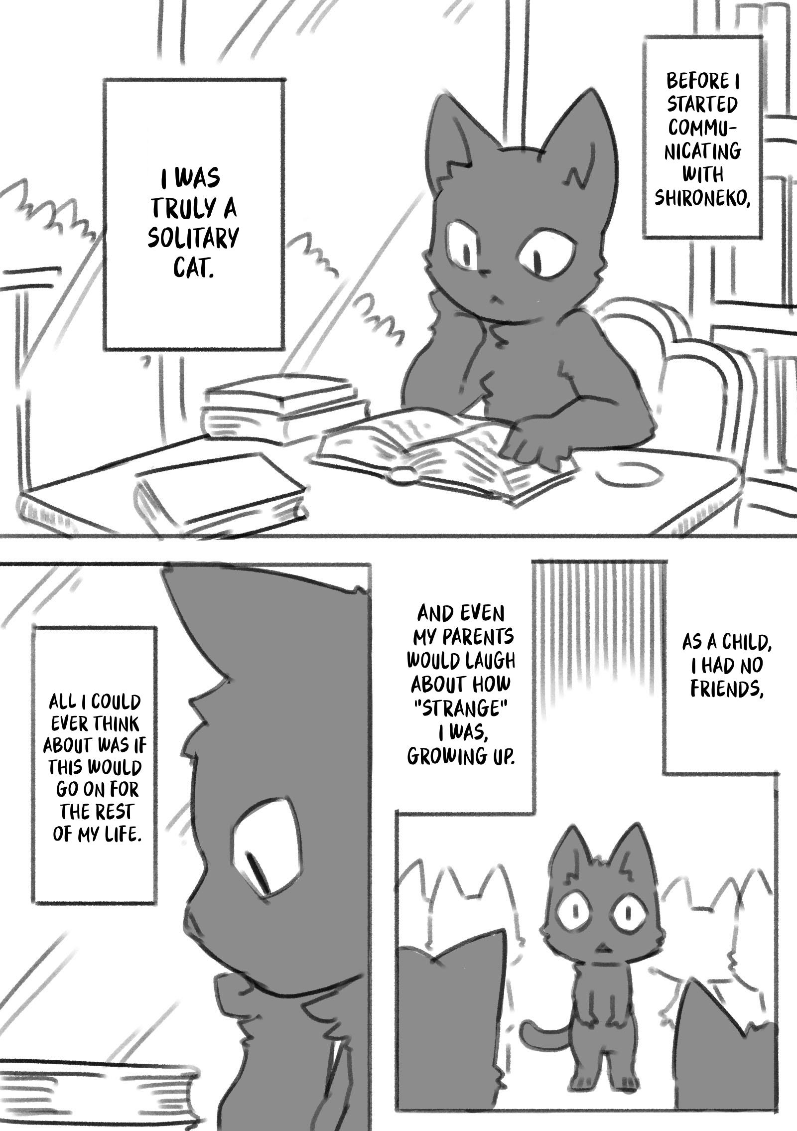White Cat And Black Cat Chapter 17: Kuroneko's First Letter [L←R] - Picture 1