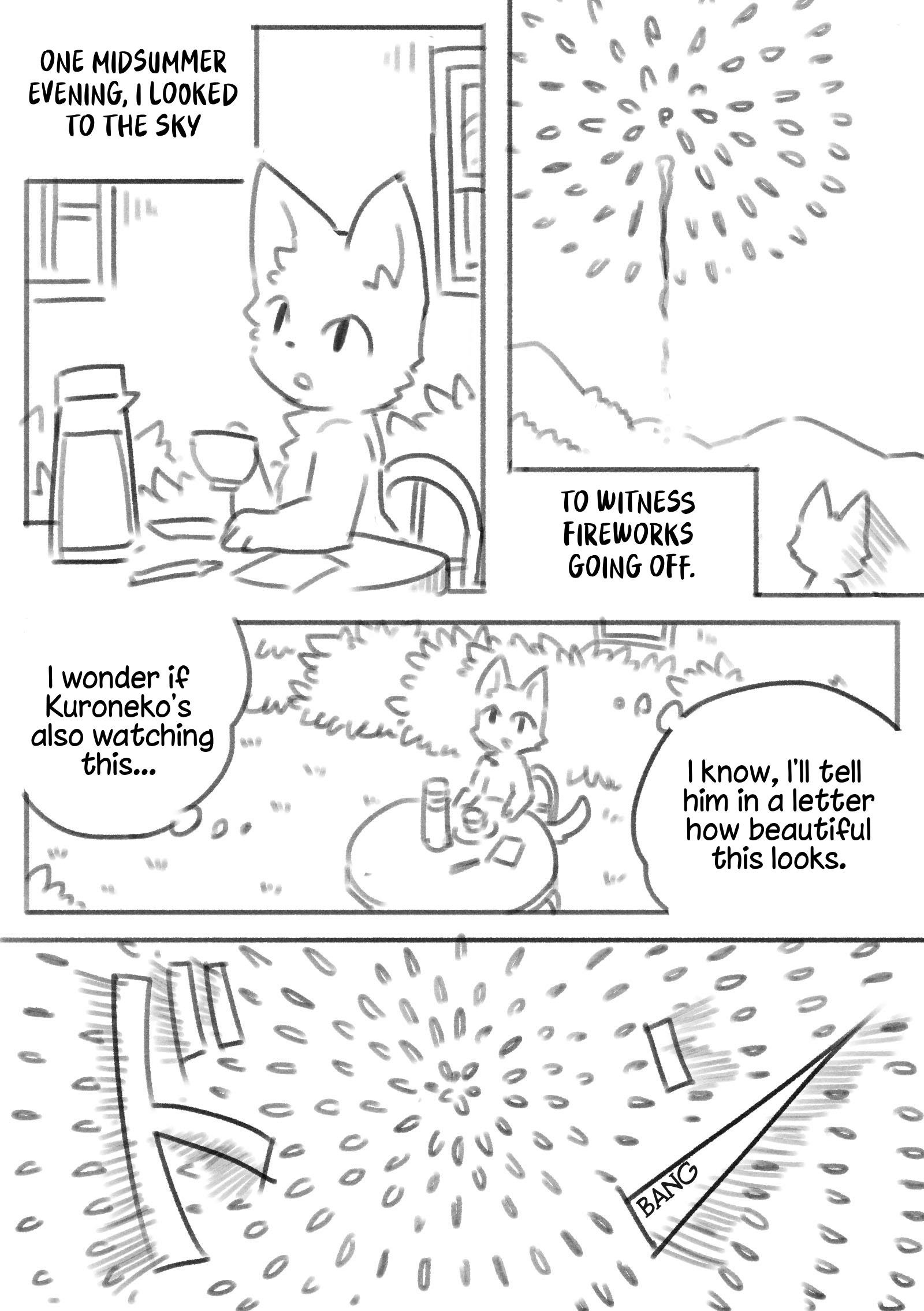 White Cat And Black Cat Chapter 14: Shironeko And The Fireworks [L→R] - Picture 1