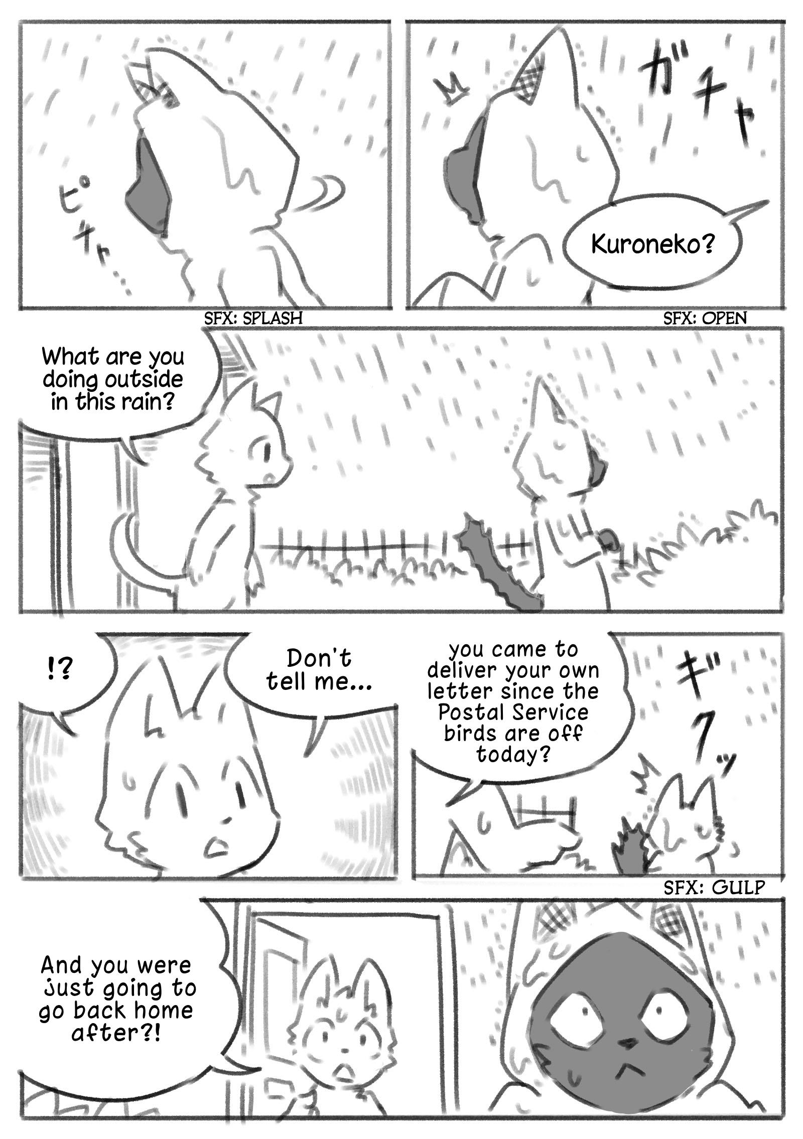 White Cat And Black Cat Chapter 12: Shironeko And The Rain [L→R] - Picture 3
