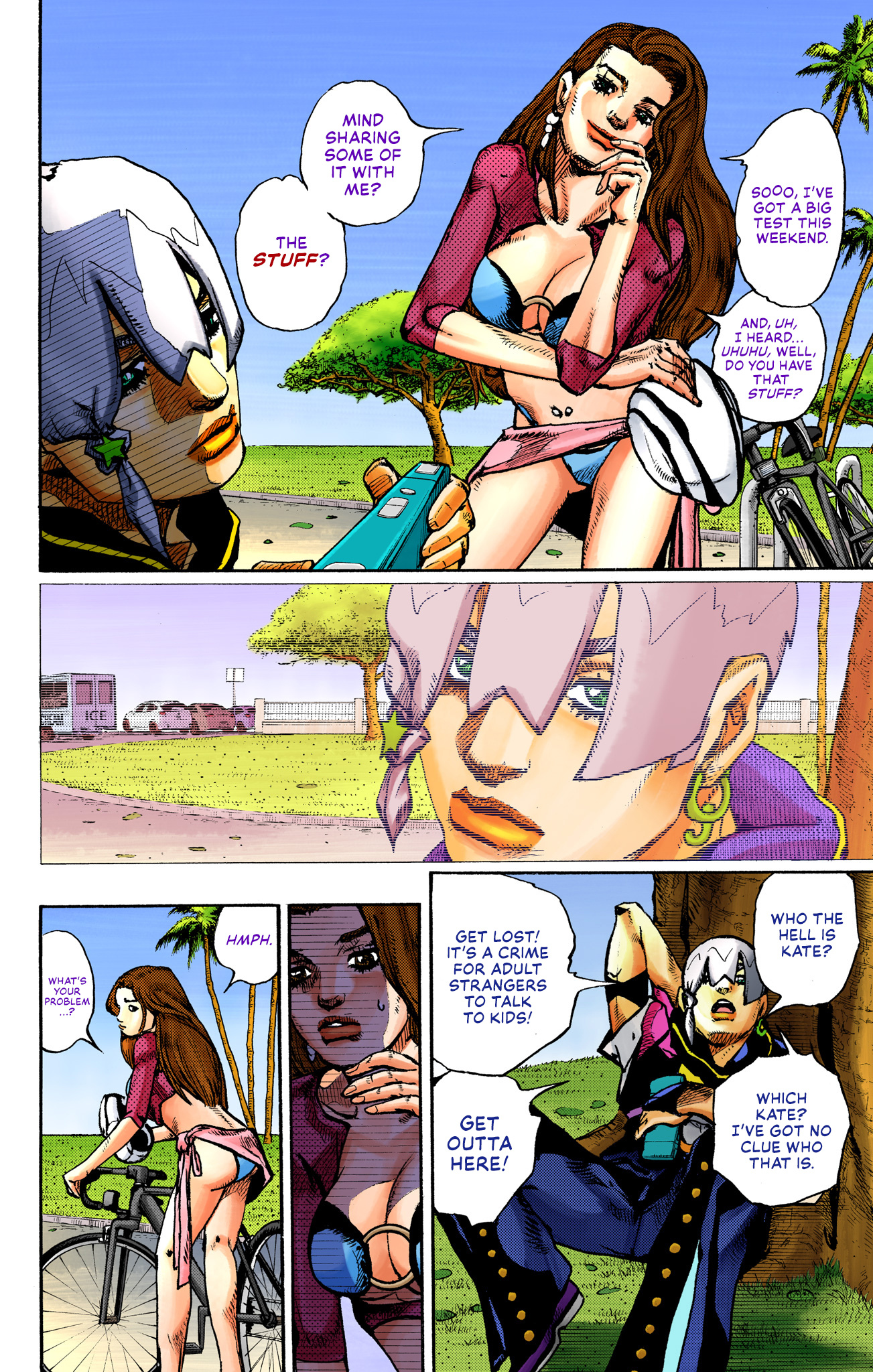 Jojo's Bizarre Adventure Part 9 - The Jojolands (Official Colored) Vol.1 Chapter 2: South King Street - Picture 3