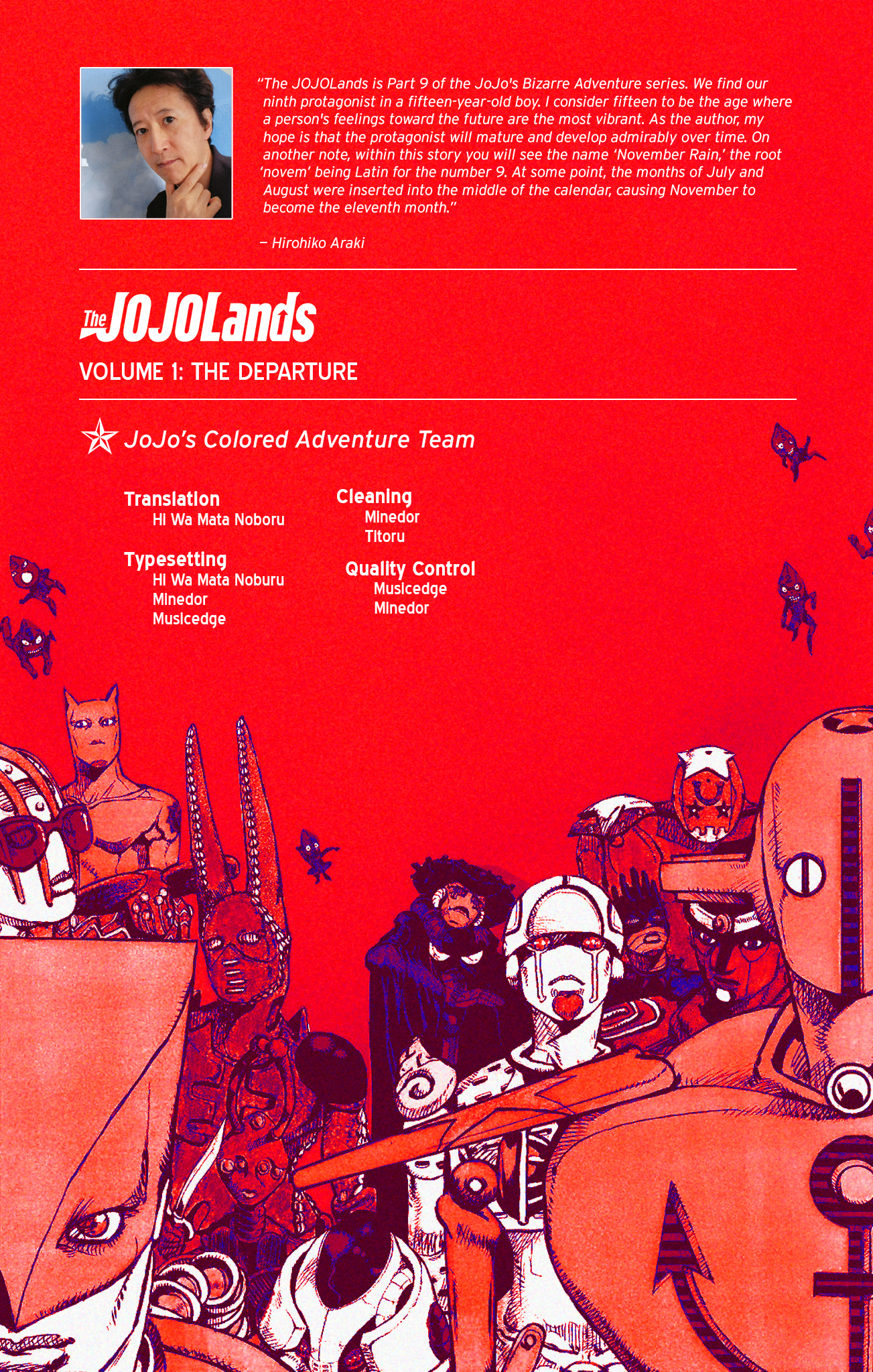 Jojo's Bizarre Adventure Part 9 - The Jojolands (Official Colored) Vol.1 Chapter 1: Departure - Picture 2