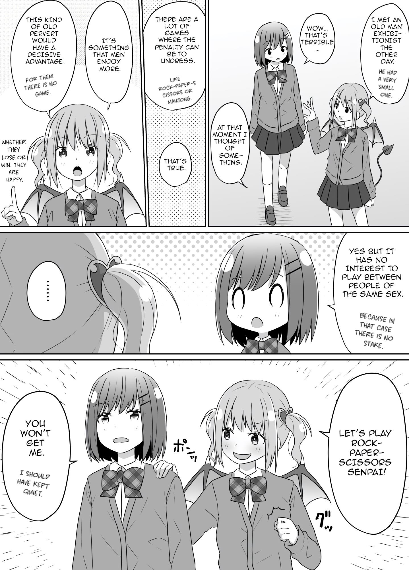Senpai Doesn't Want To Fall For Her Kouhai - Page 1