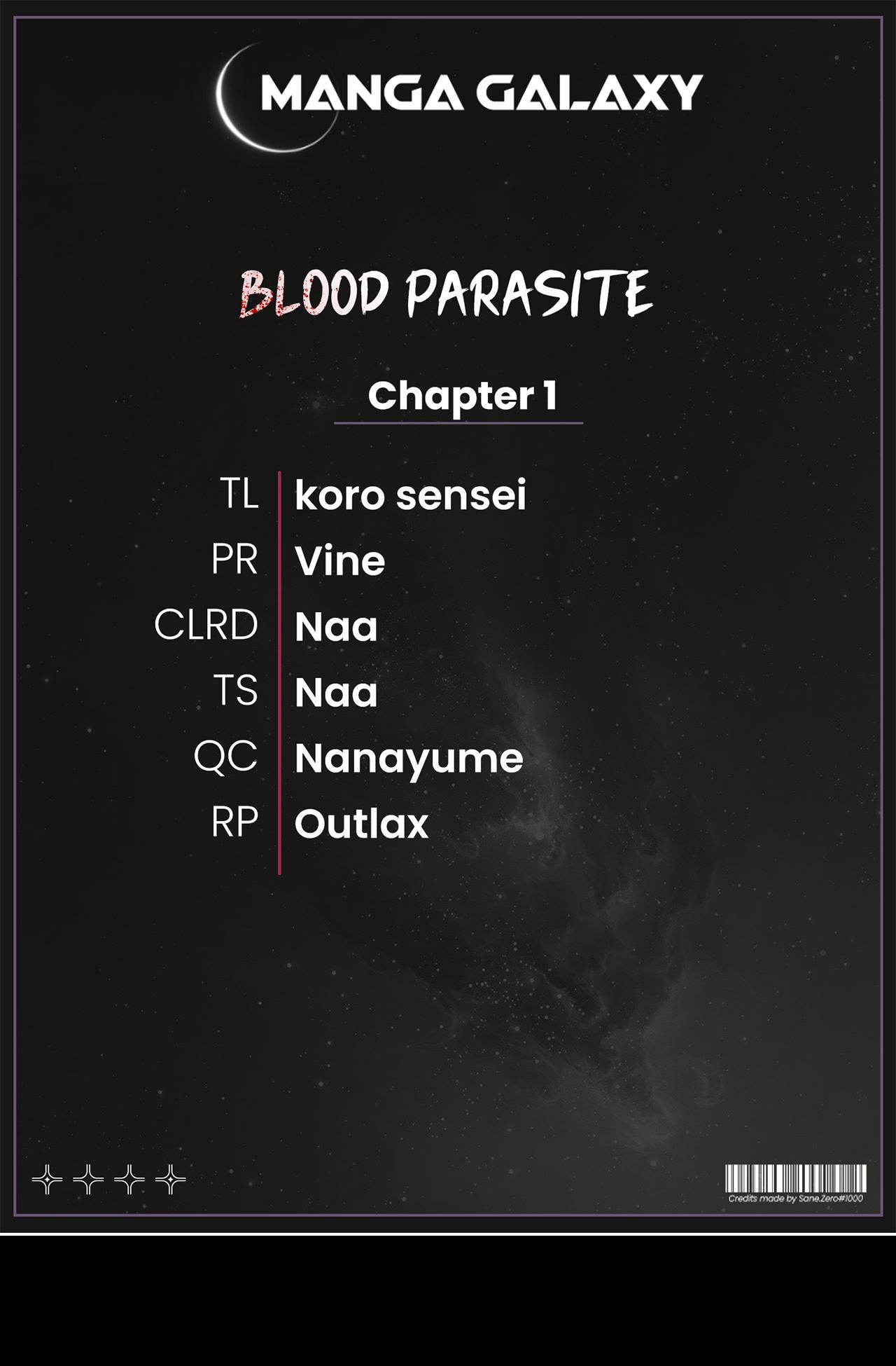 Avenger Of Mystical Eyes - Blood Parasite - Page 1