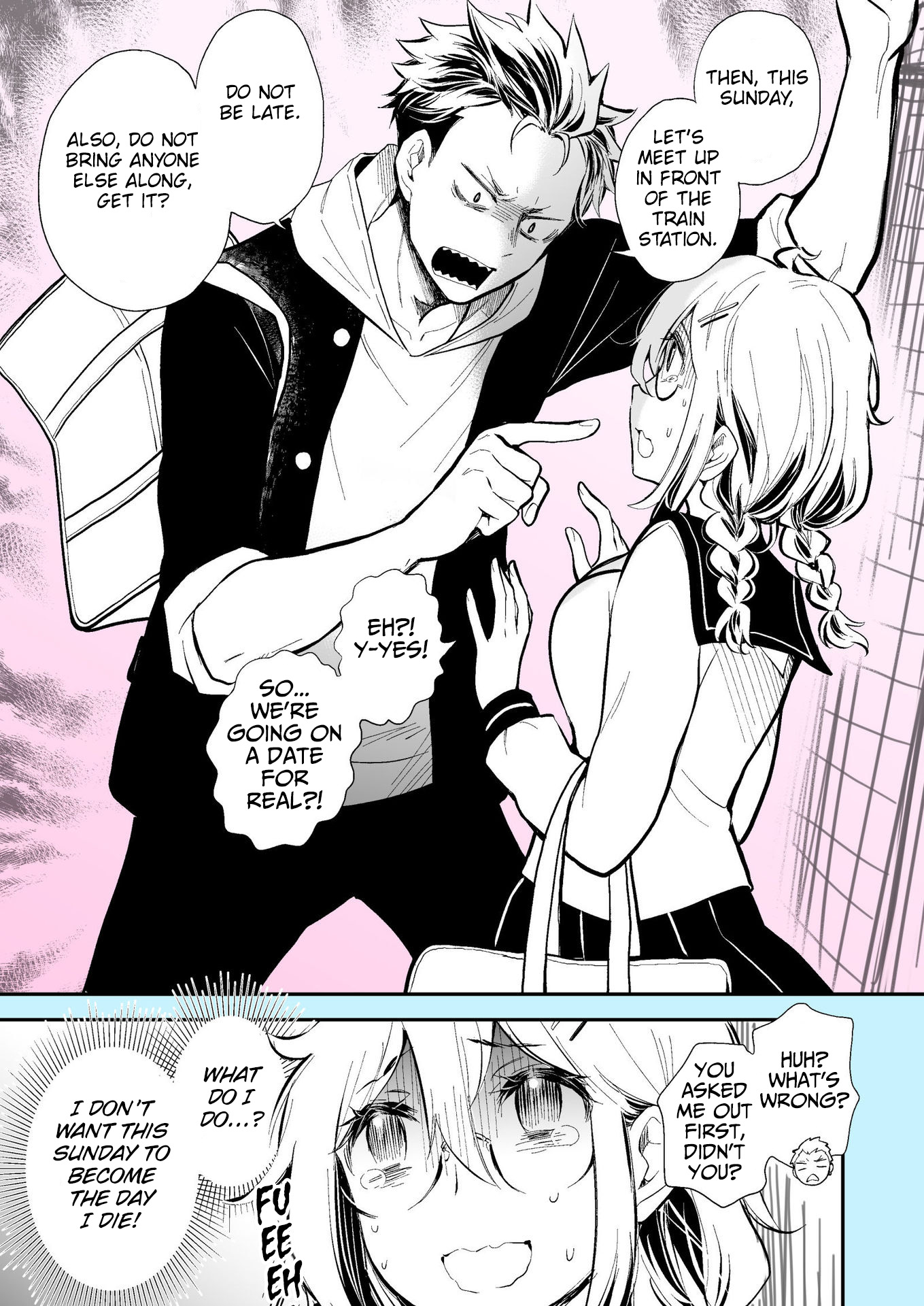 Blond Yankee And Punishment Game Vol.1 Chapter 3: Going On A Date With The Blonde Delinquent - Picture 3