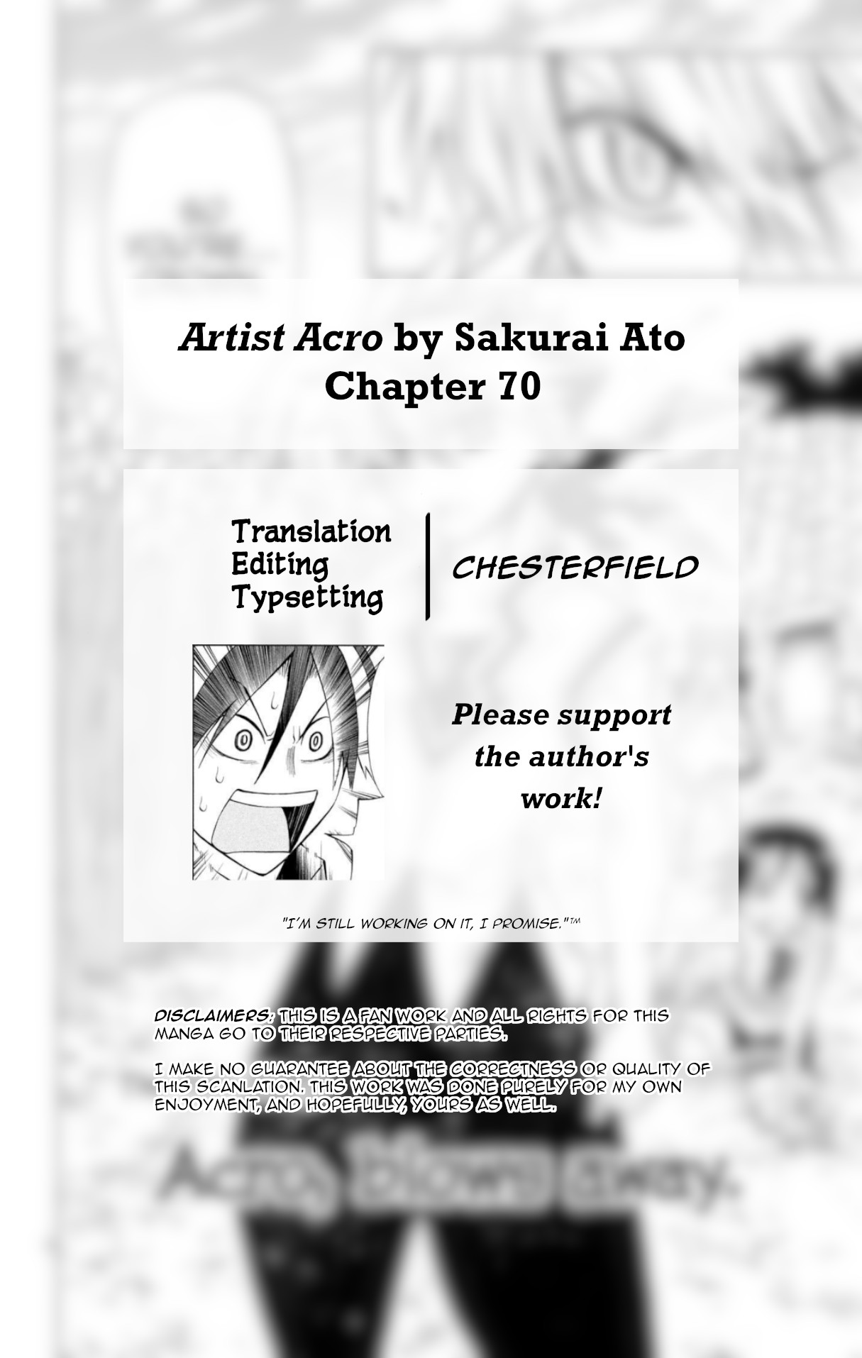 Artist Acro Vol.8 Chapter 70: Acro, Blows Away - Picture 3