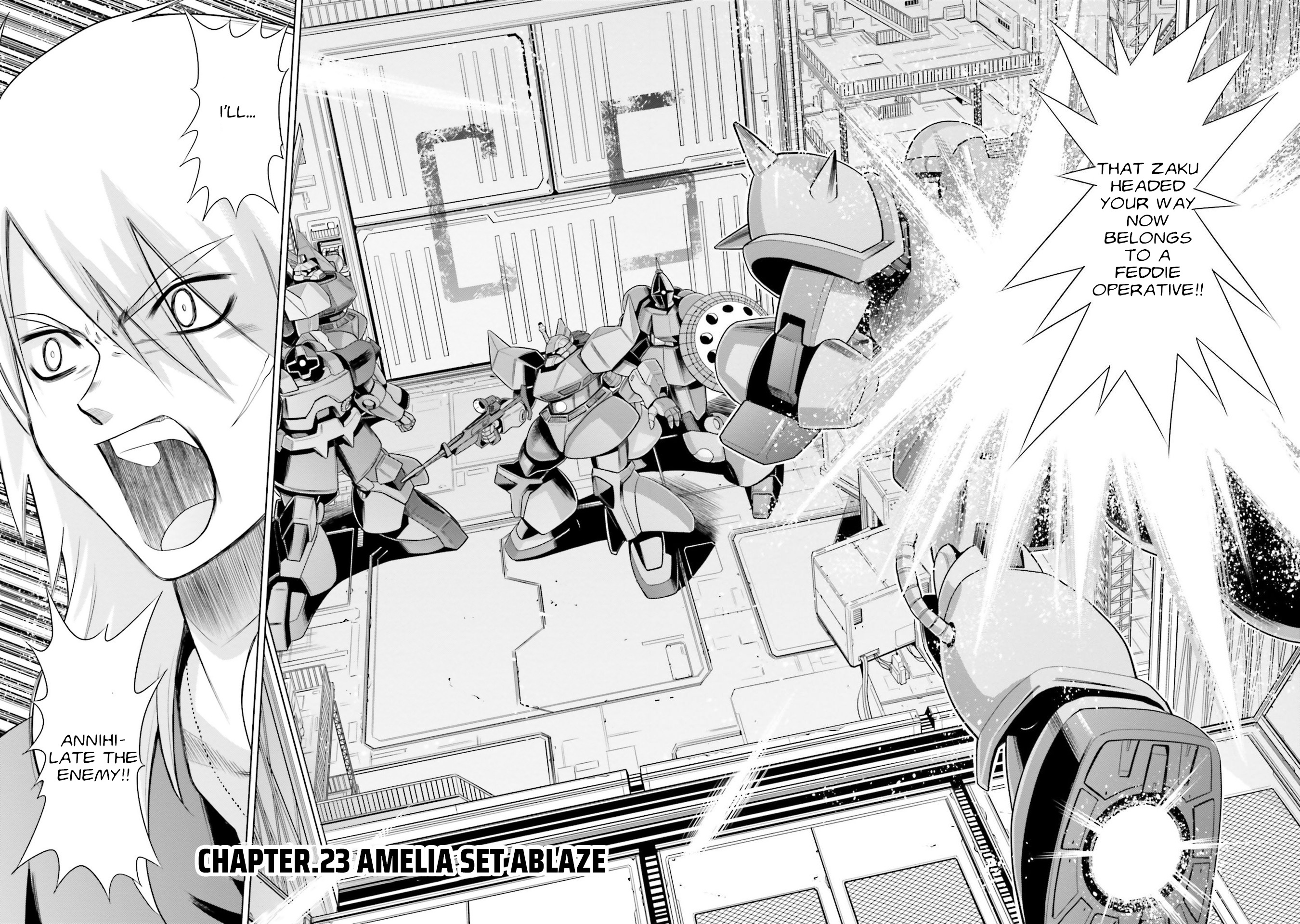 Mobile Suit Gundam F90 Ff Vol.6 Chapter 23: Amelia Ablaze - Picture 3