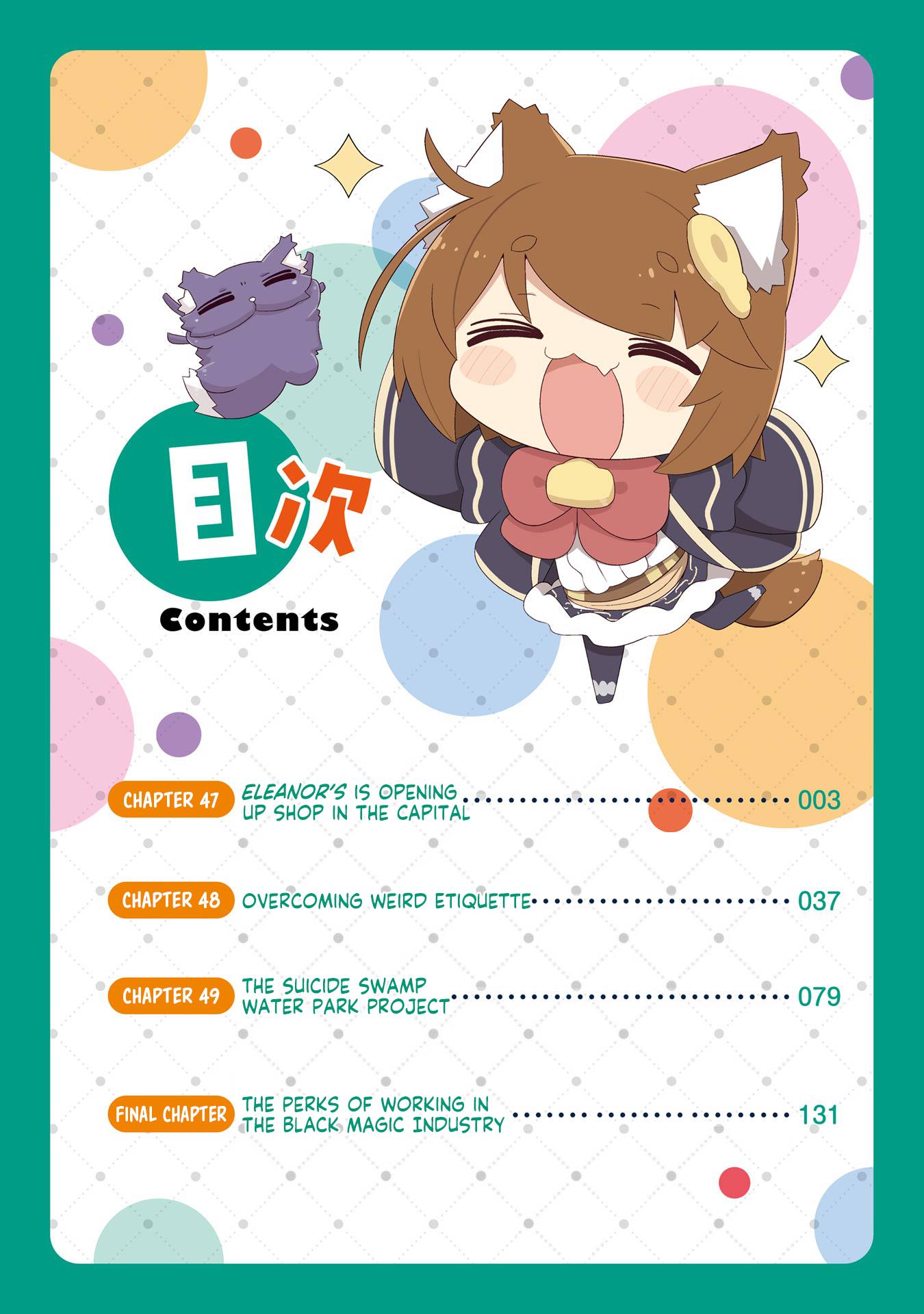Though Young People Recoil From Entering The Black Magic Industry, I Found Its Treatment Of Employees Quite Good When I Entered It, And The President And Familiar Are Cute Too So Everything Is Awesome Vol.9 Chapter 47: Eleanor's Is Opening Up Shop In The Capital - Picture 3