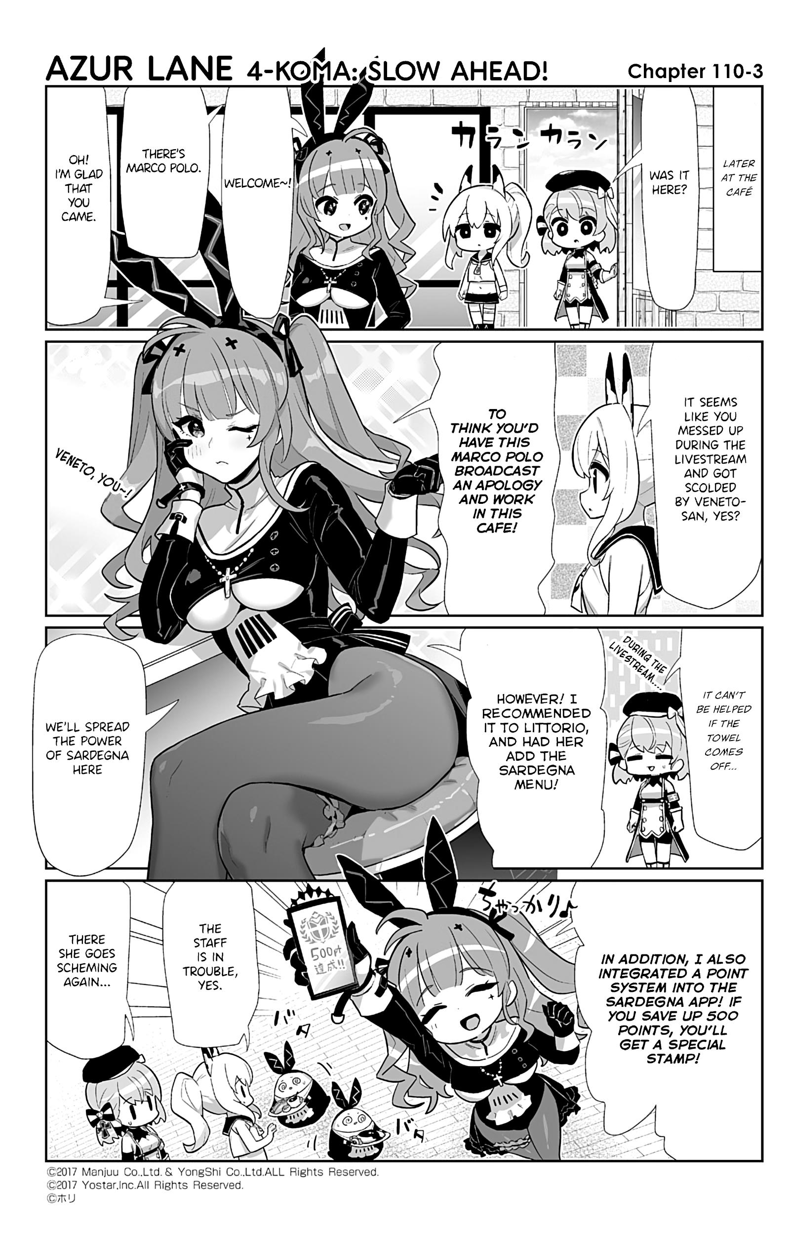 Azur Lane 4-Koma: Slow Ahead Chapter 110: Marco Polo - Picture 3