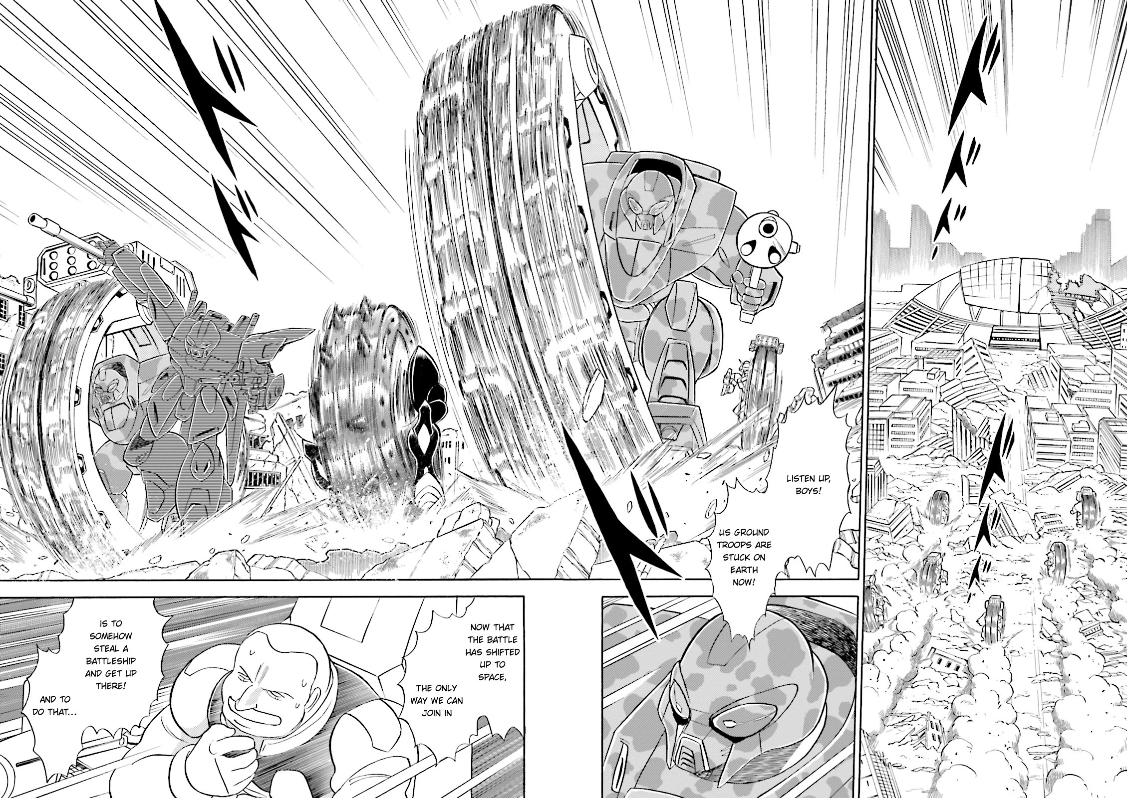 Kidou Senshi Crossbone Gundam Ghost Vol.9 Chapter 38: Swallowing Life - Picture 3