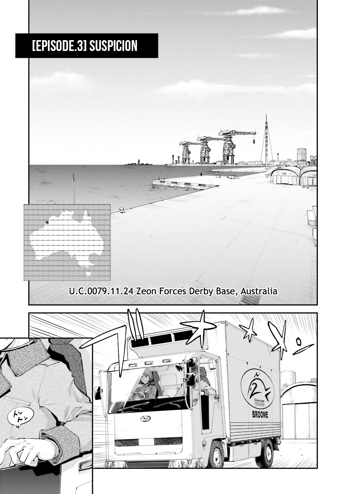 Mobile Suit Gundam Ground Zero - Rise From The Ashes Vol.1 Chapter 3: Suspicion - Picture 2