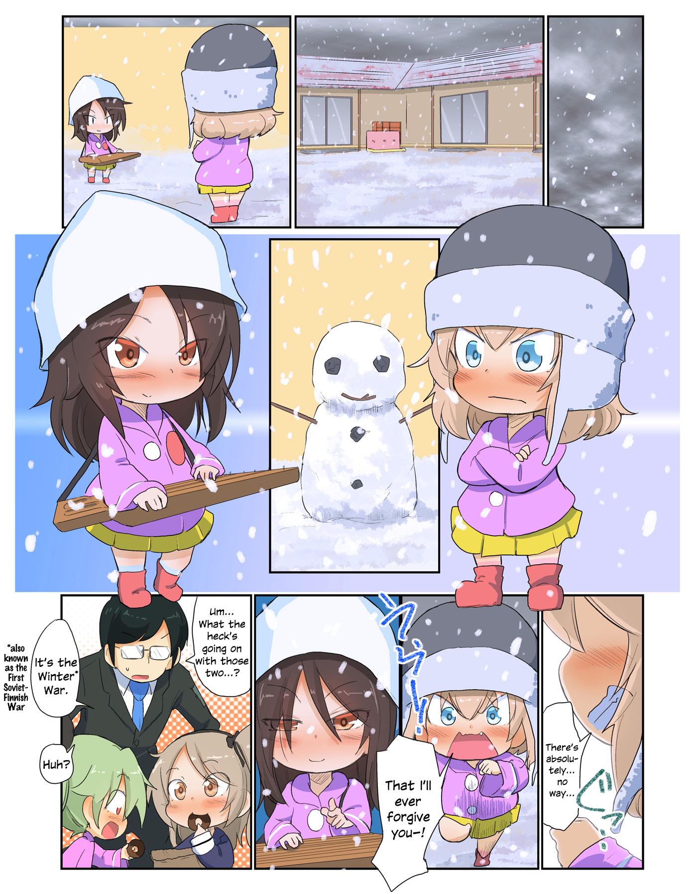 Girls Und Panzer Kindergarten Returns Chapter 86: 408~413 - Duel In The Snow - Picture 1