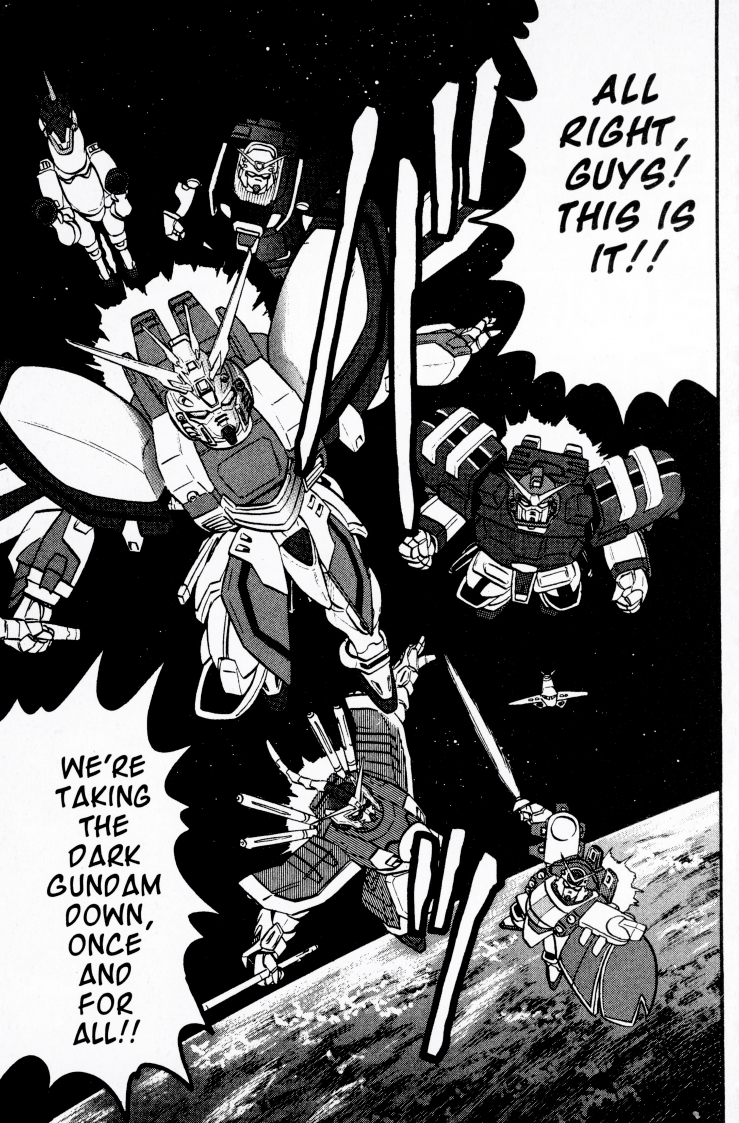 Mobile Fighter G Gundam Vol.3 Chapter 13: Battle Against The Dark Gundam - Gundam Fighters Forever - - Picture 1