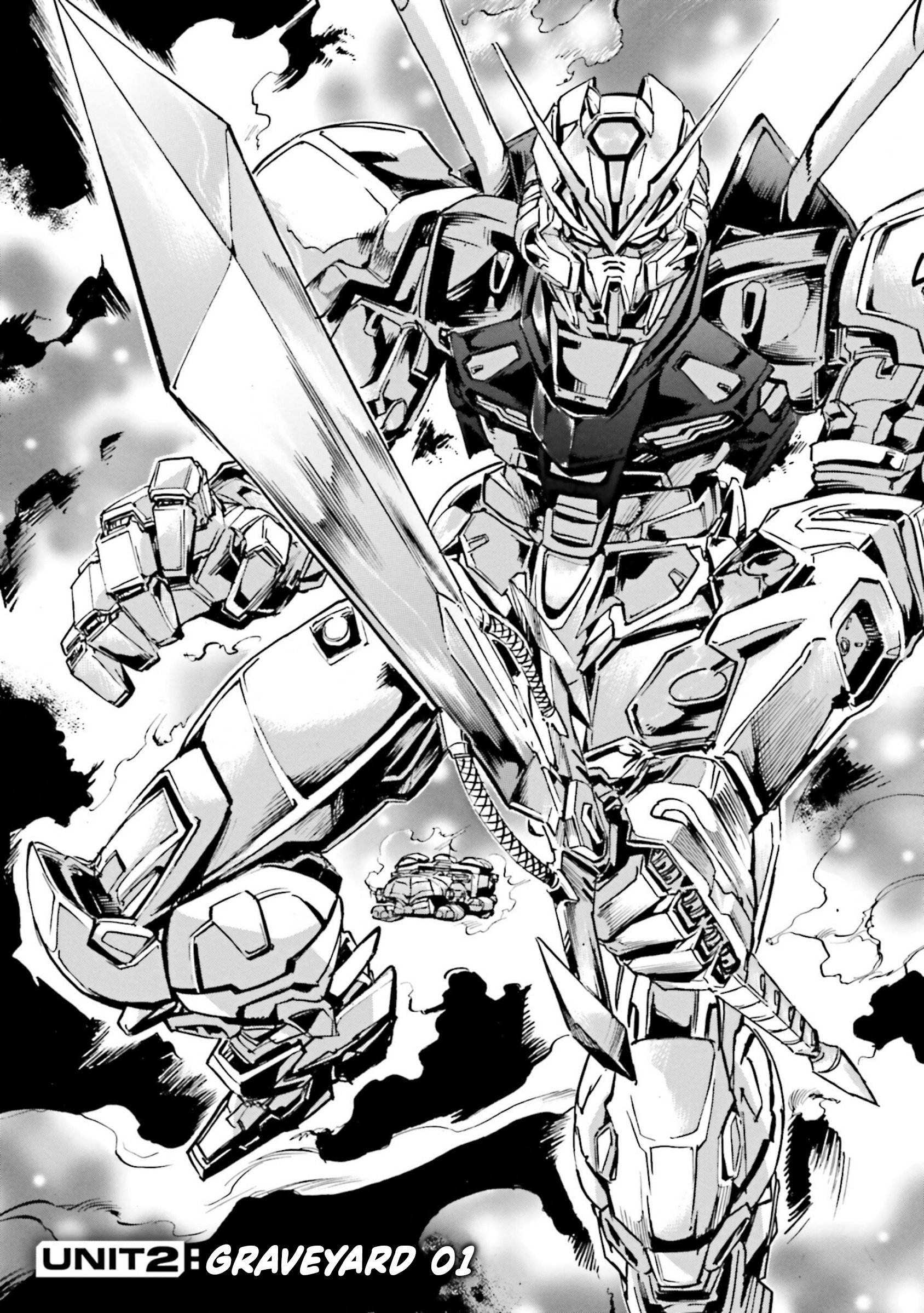 Mobile Suit Gundam Seed Astray R Vol.1 Chapter 2: Graveyard 01 - Picture 1