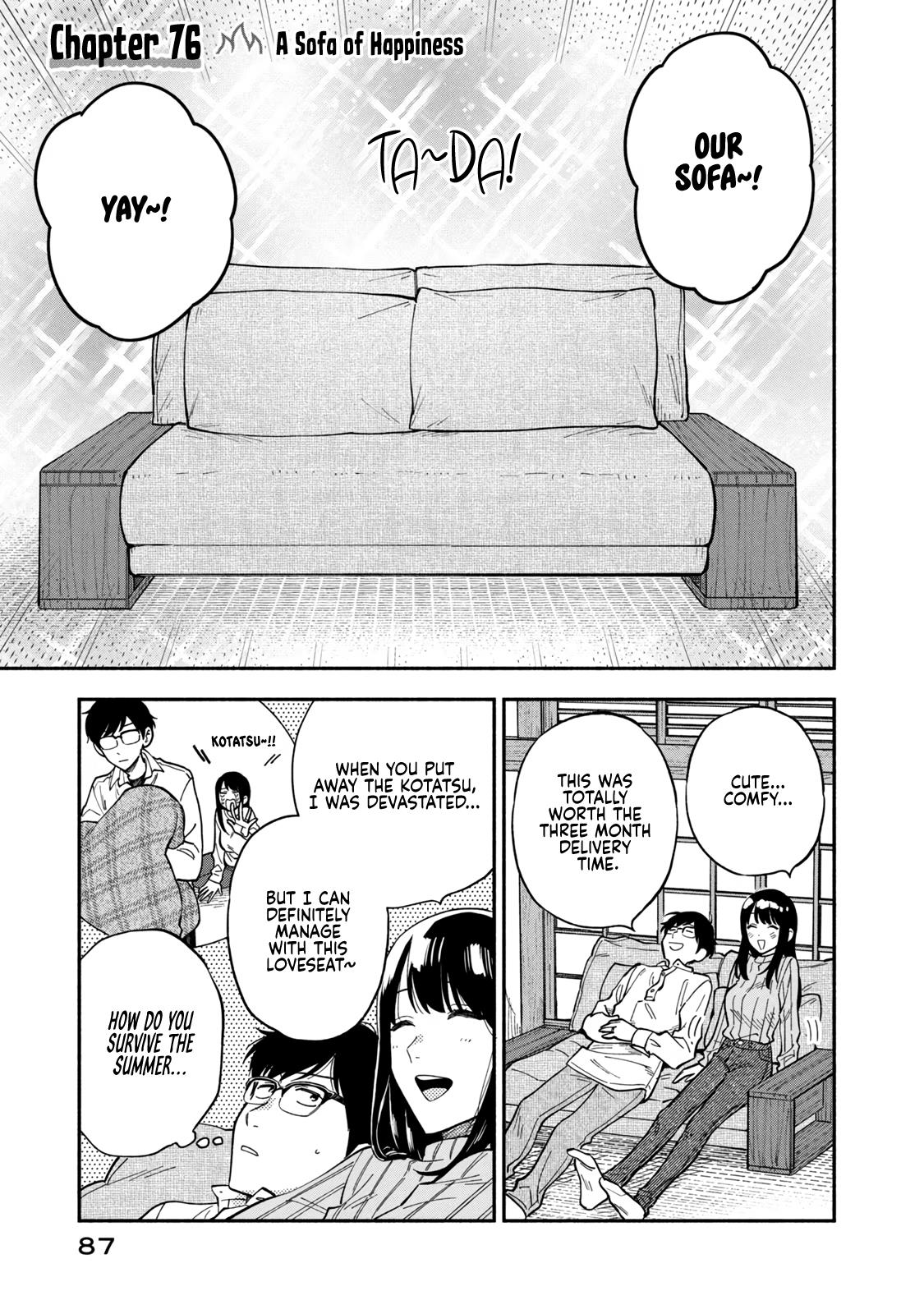 A Rare Marriage: How To Grill Our Love Vol.9 Chapter 76: A Sofa Of Happiness - Picture 1