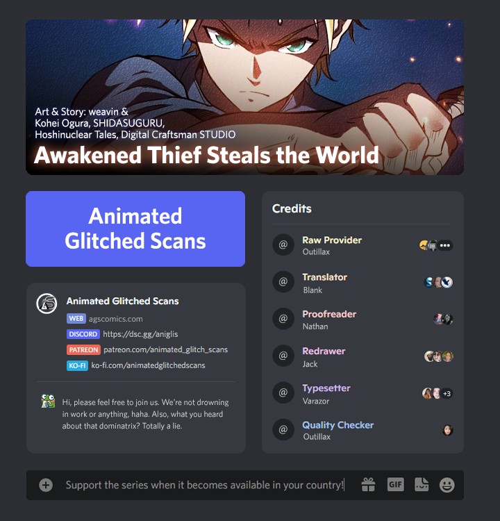 Awakened Thief Steals The World - Page 1