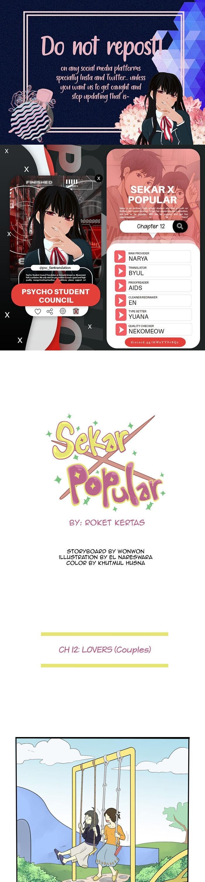 Sekar X Popular Chapter 12 - Picture 1